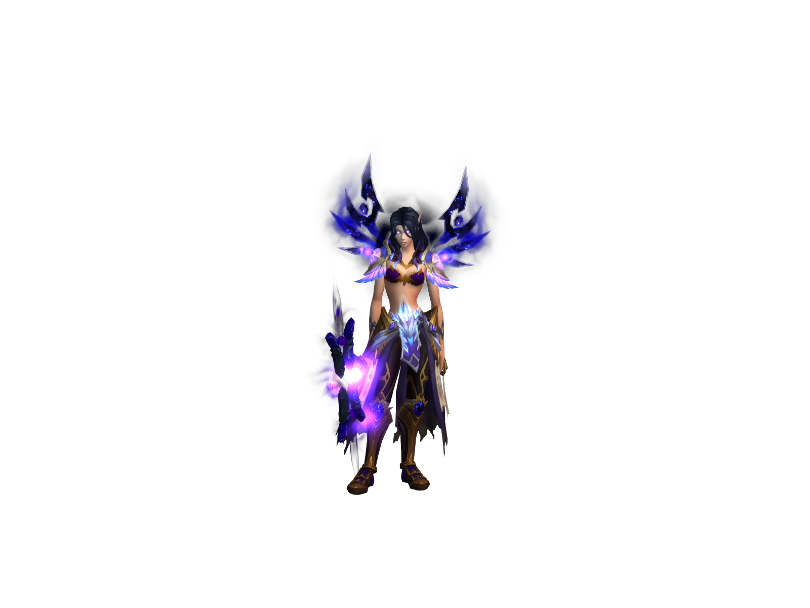 Purpleberry 3D character render