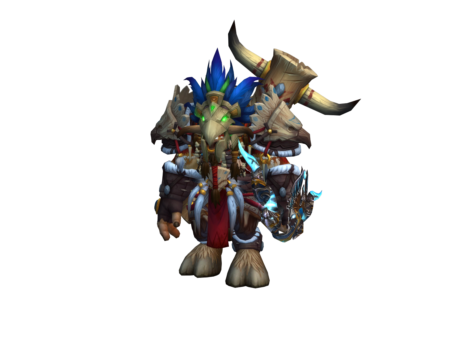 Nighttaurik 3D character render