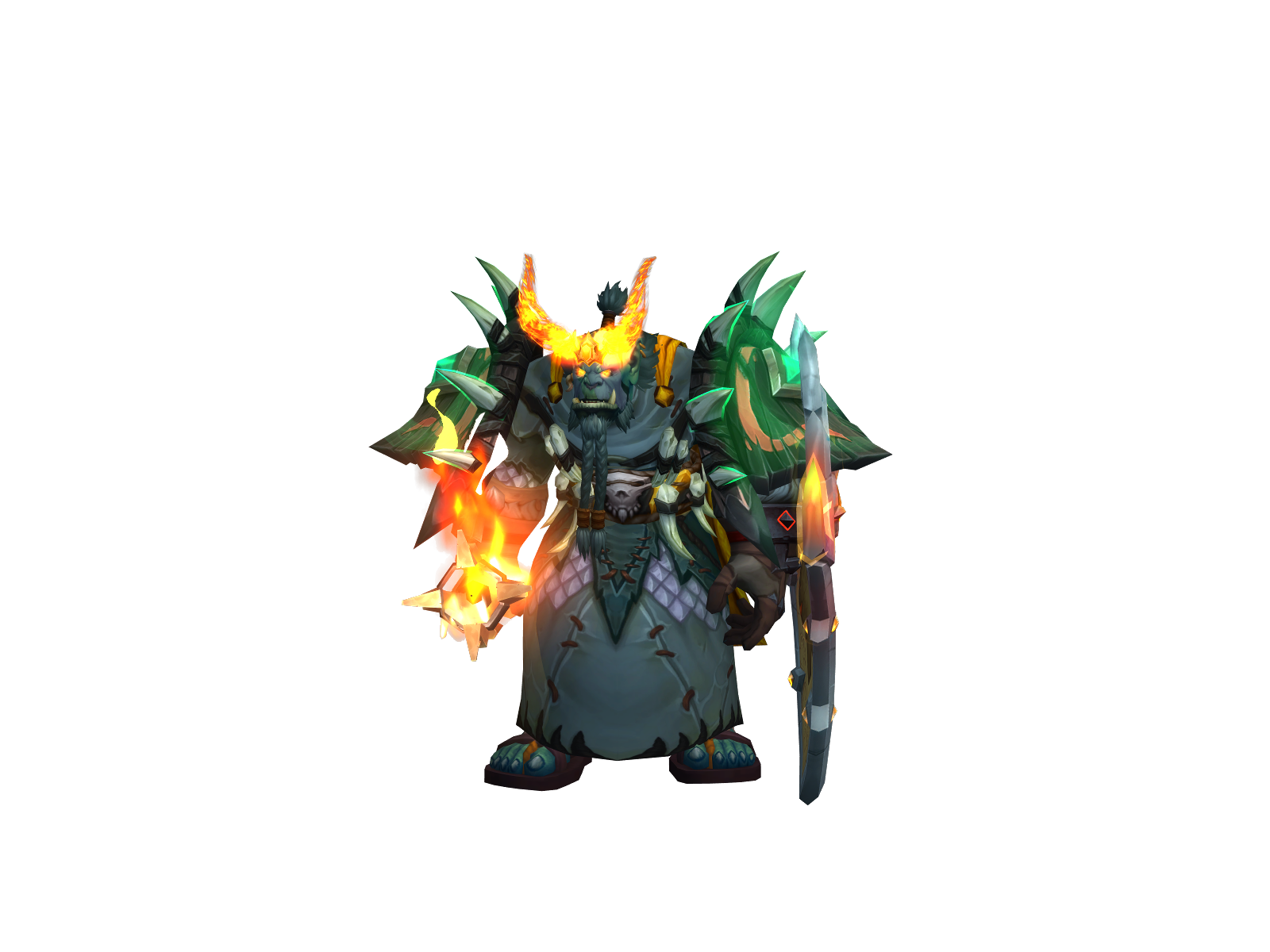 Shamanovic 3D character render