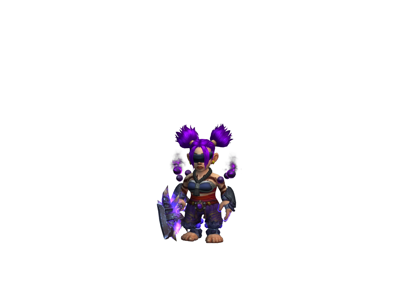 Awa 3D character render