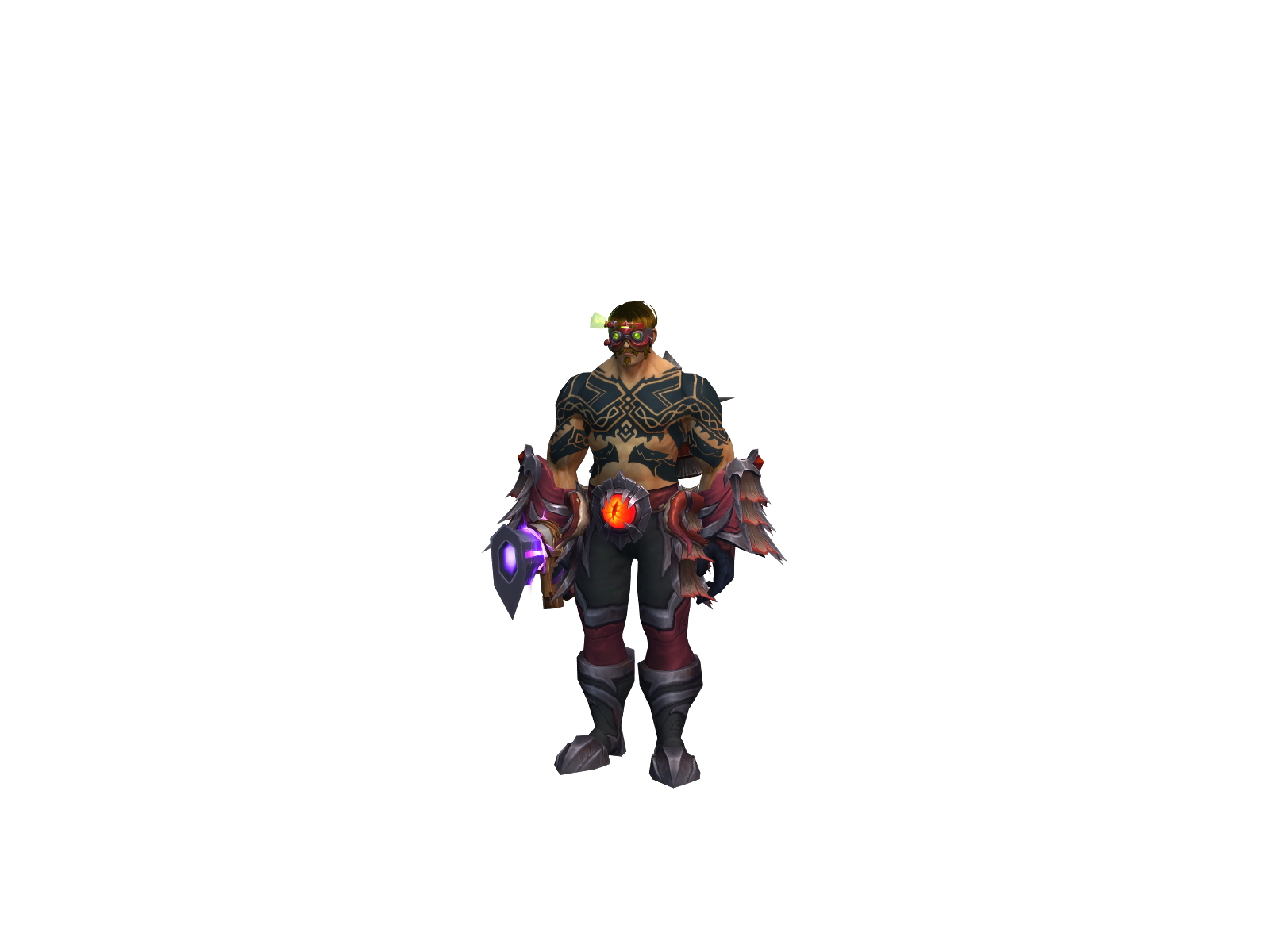 Éhesvadkutya 3D character render