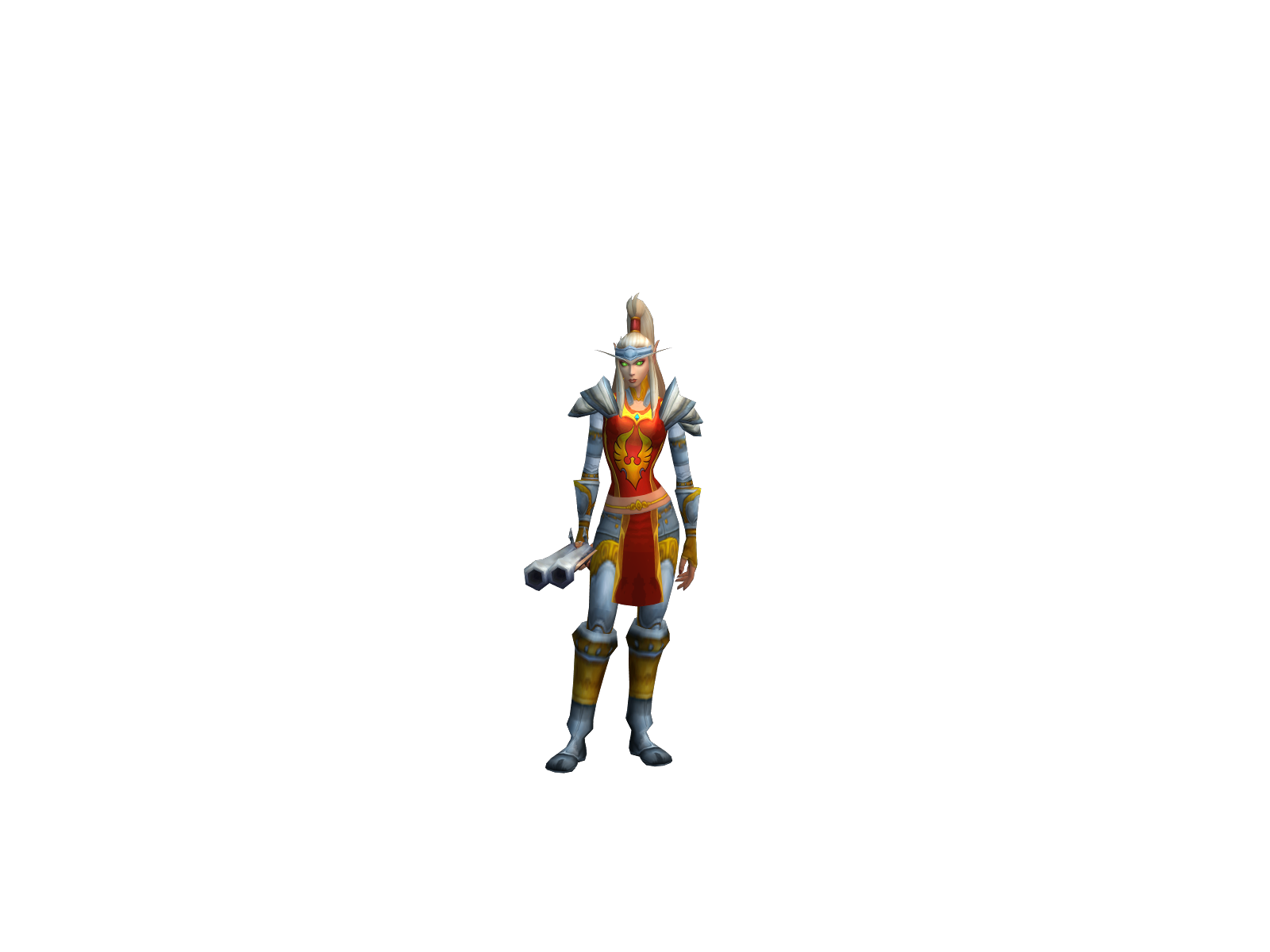 Nesiré 3D character render