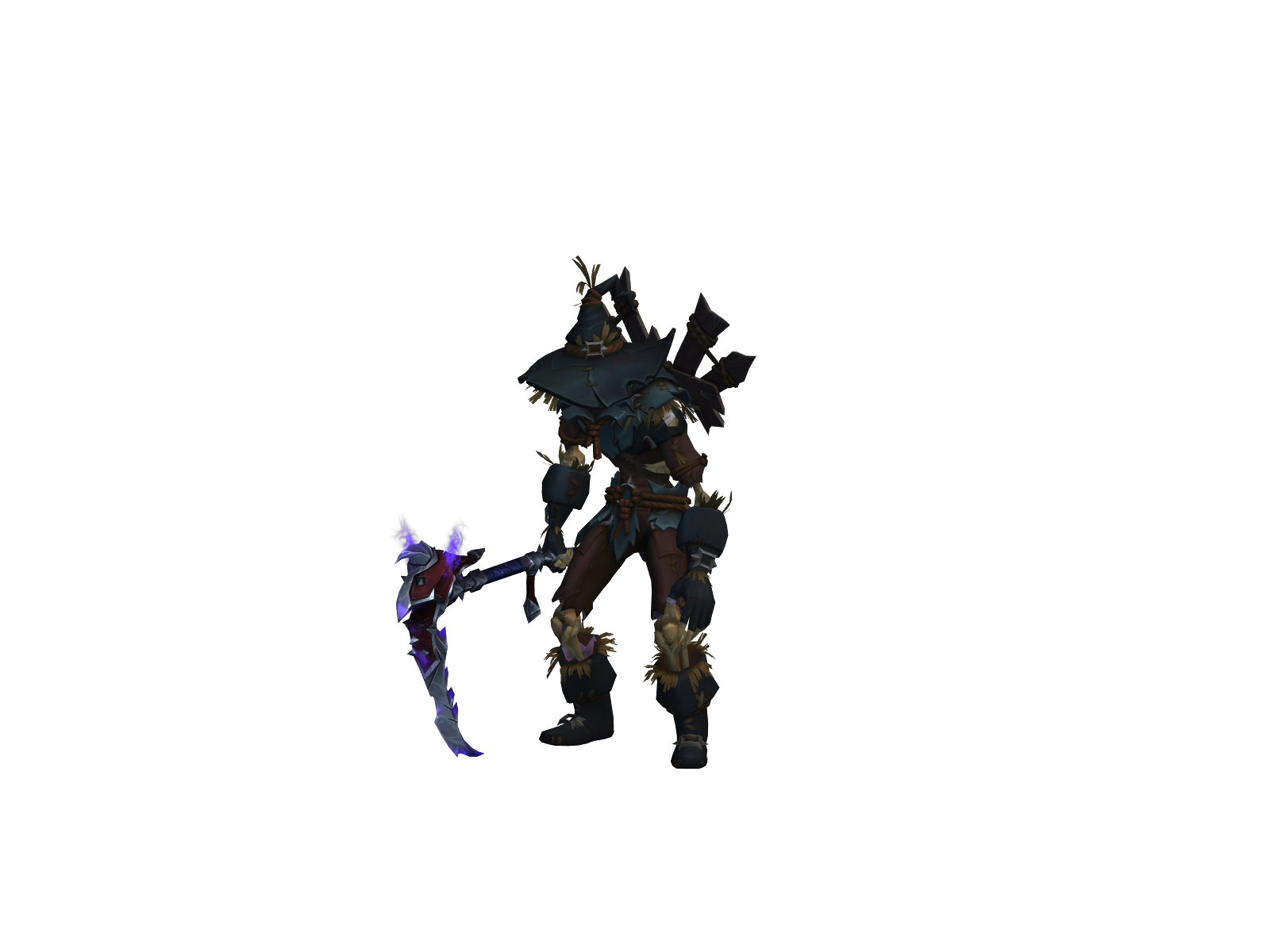 Barrglond 3D character render