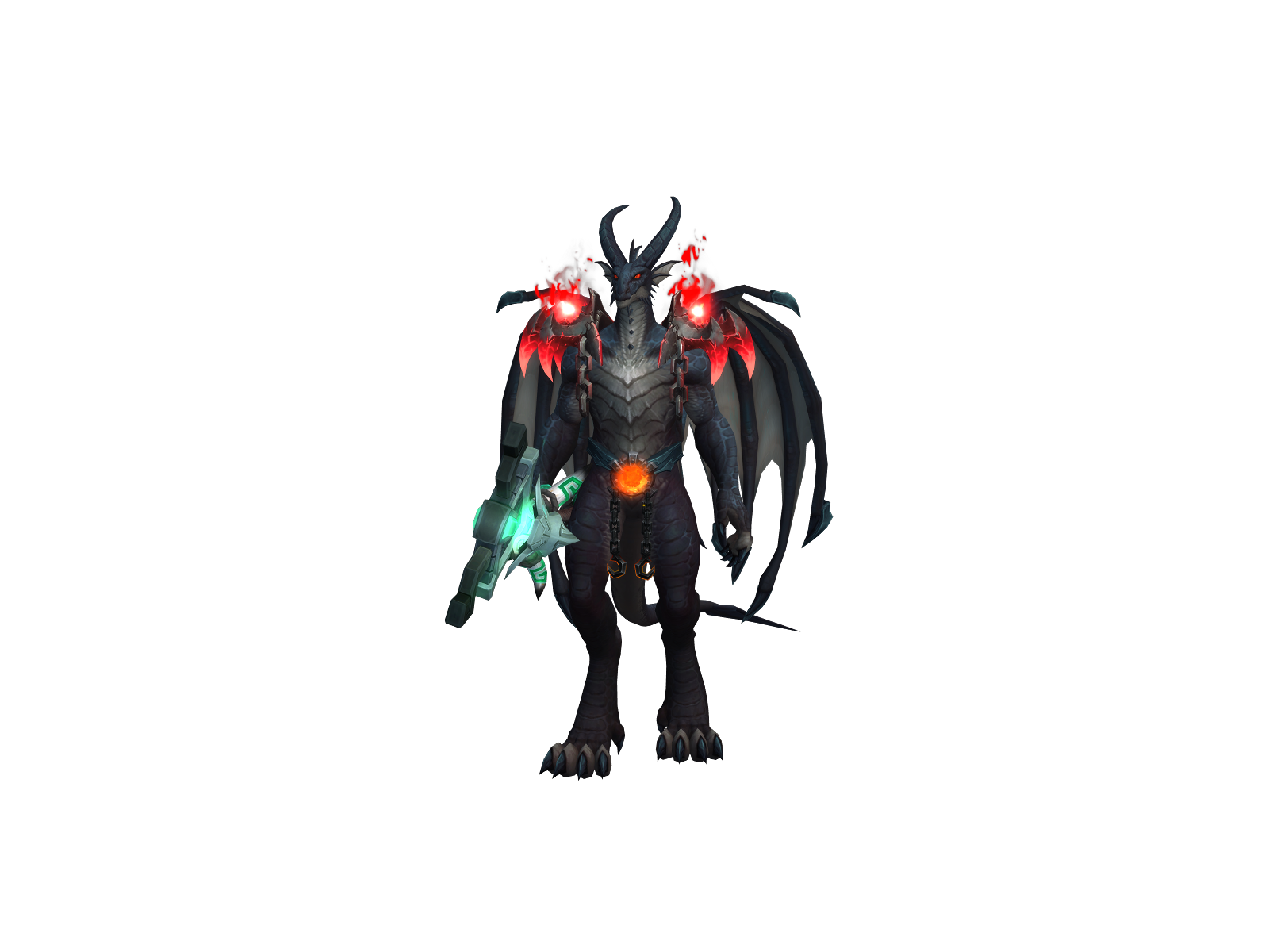dragondknuts 3D character render
