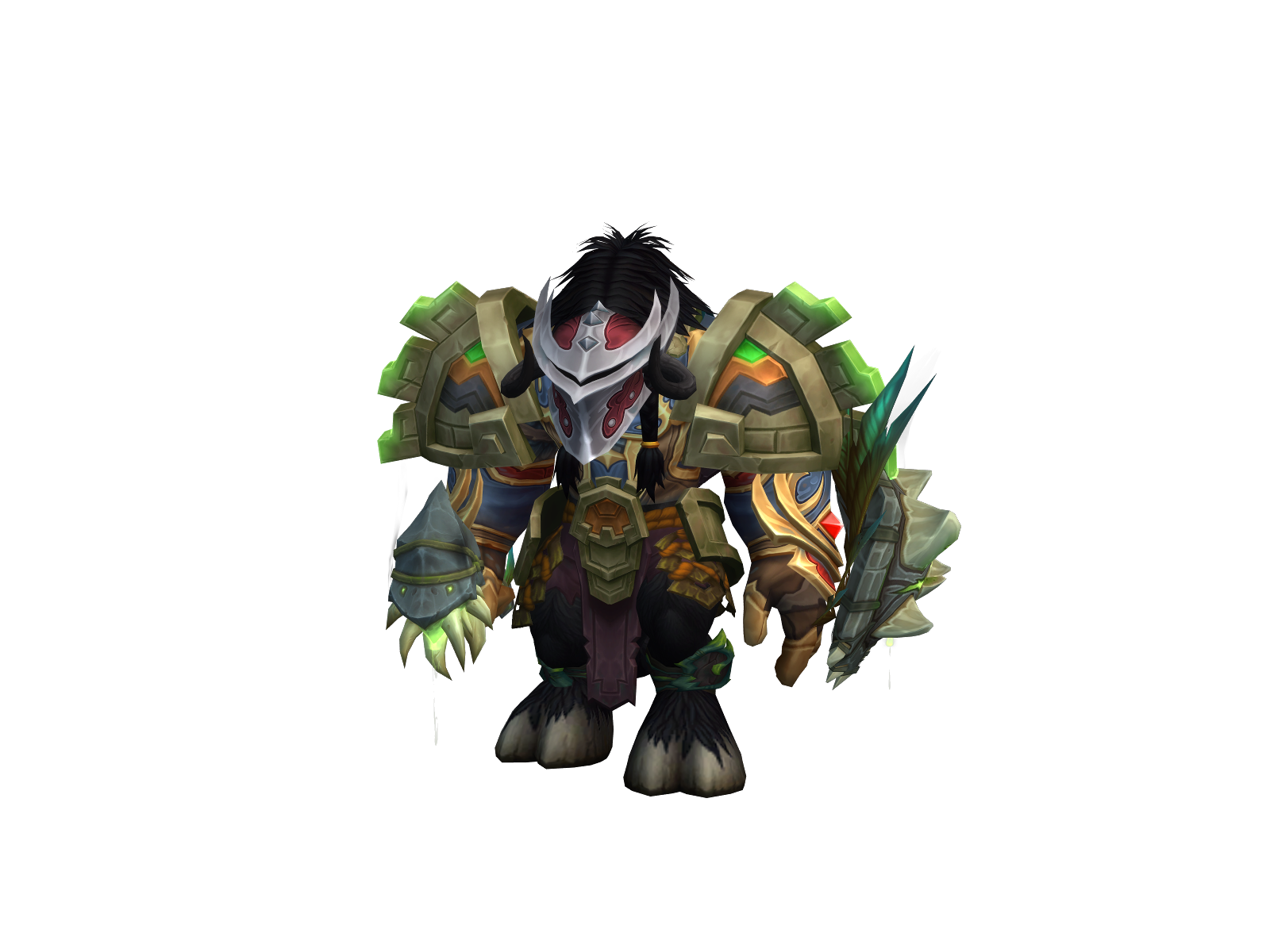 Barepaladin 3D character render