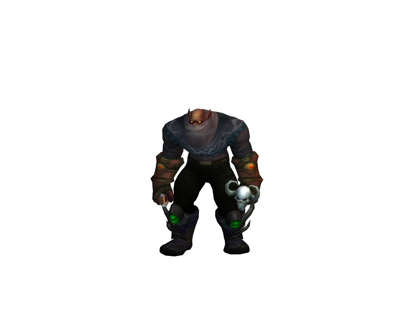 Caraxês 3D character render
