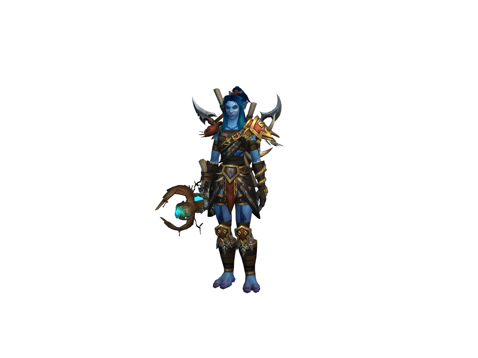 Porbadingó 3D character render