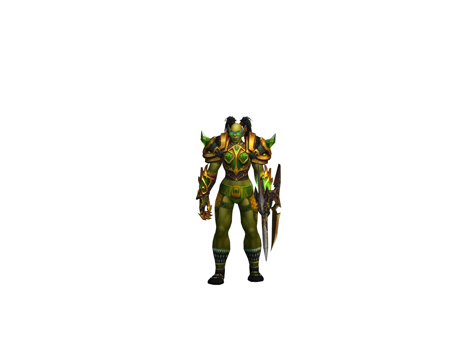 Greendy 3D character render