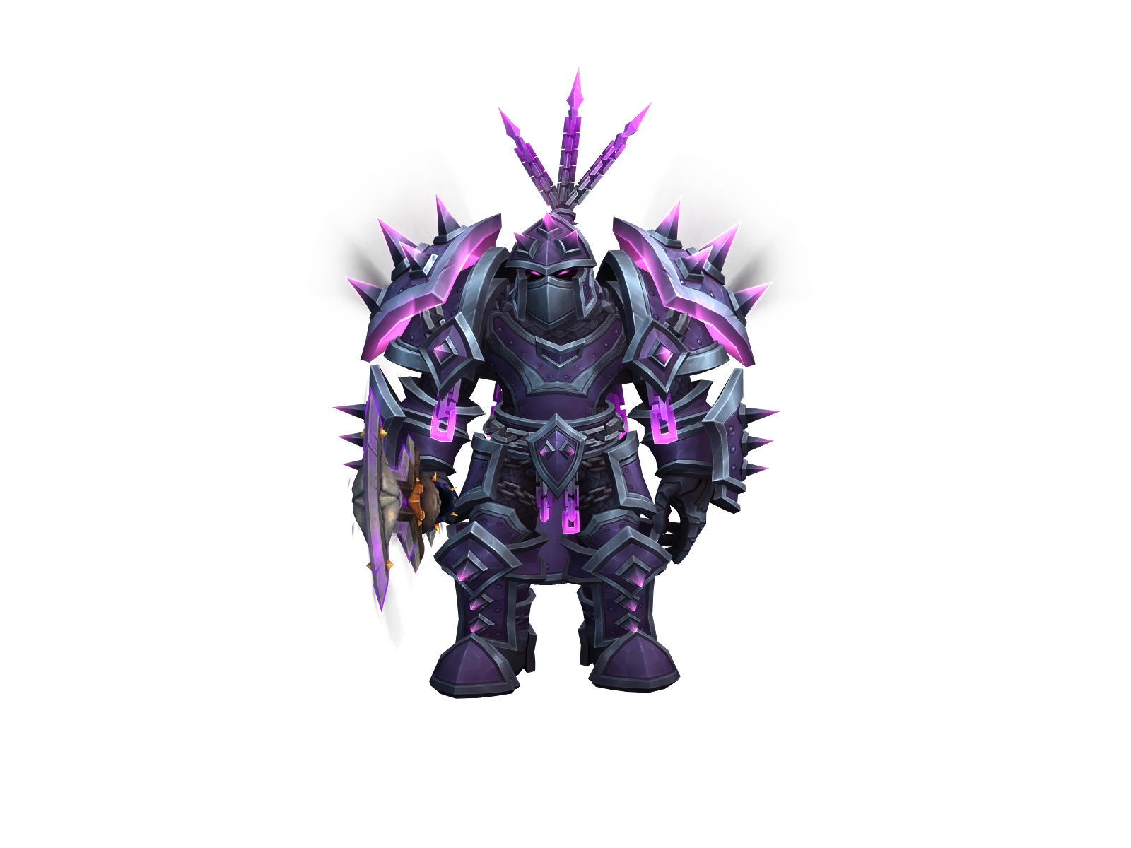 Hellerscream 3D character render