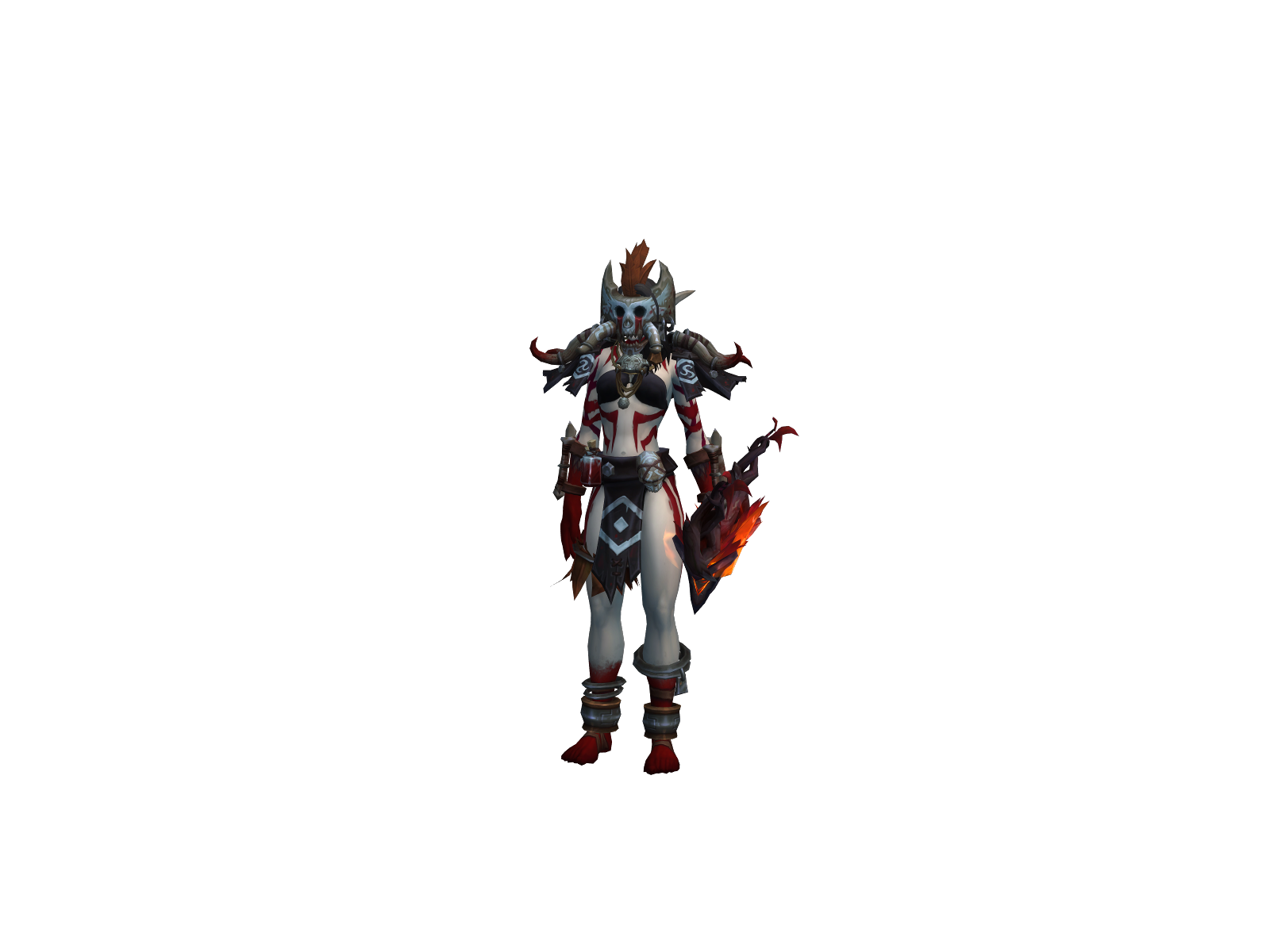 Snoowflake 3D character render