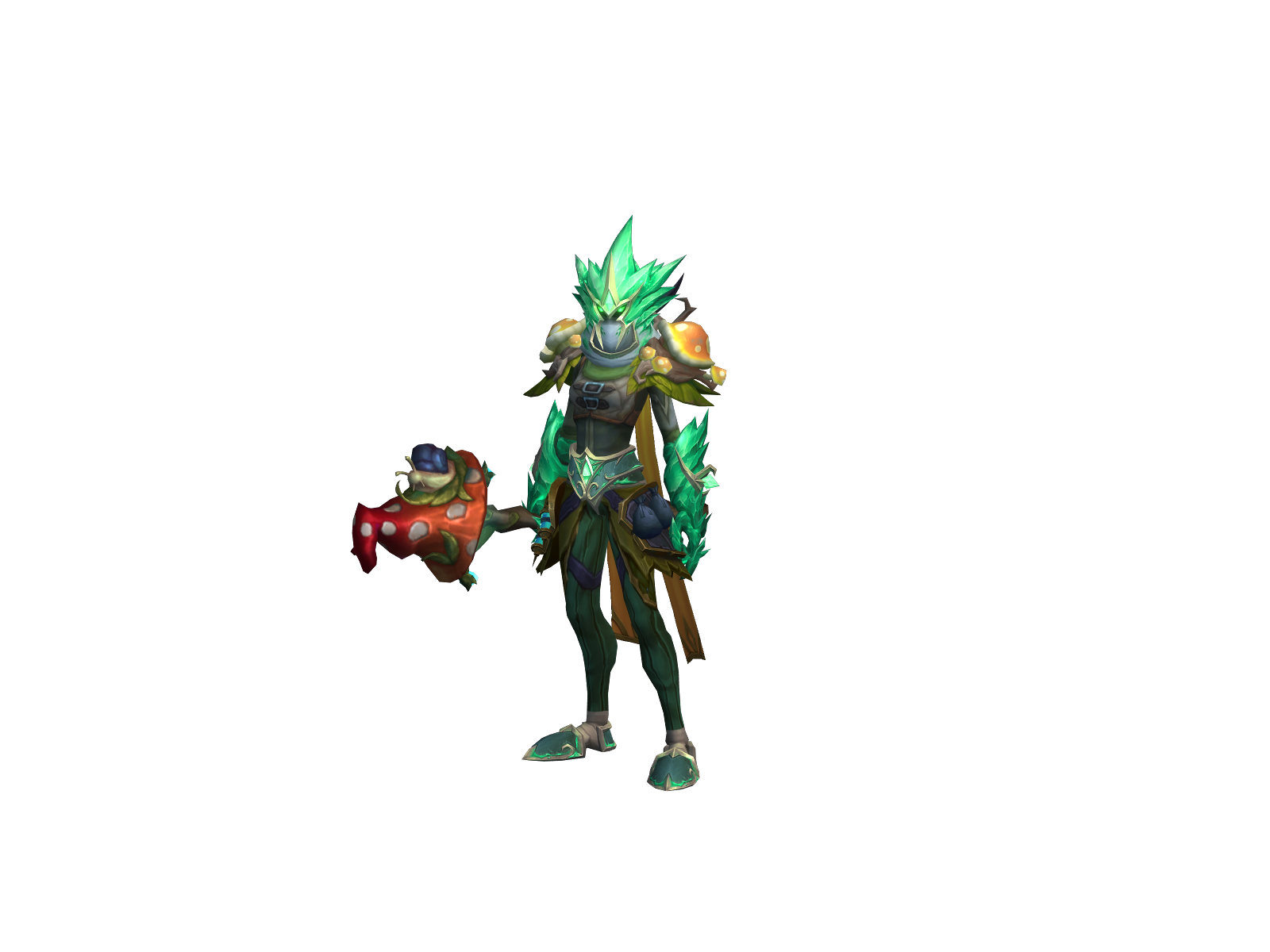 Crobât 3D character render