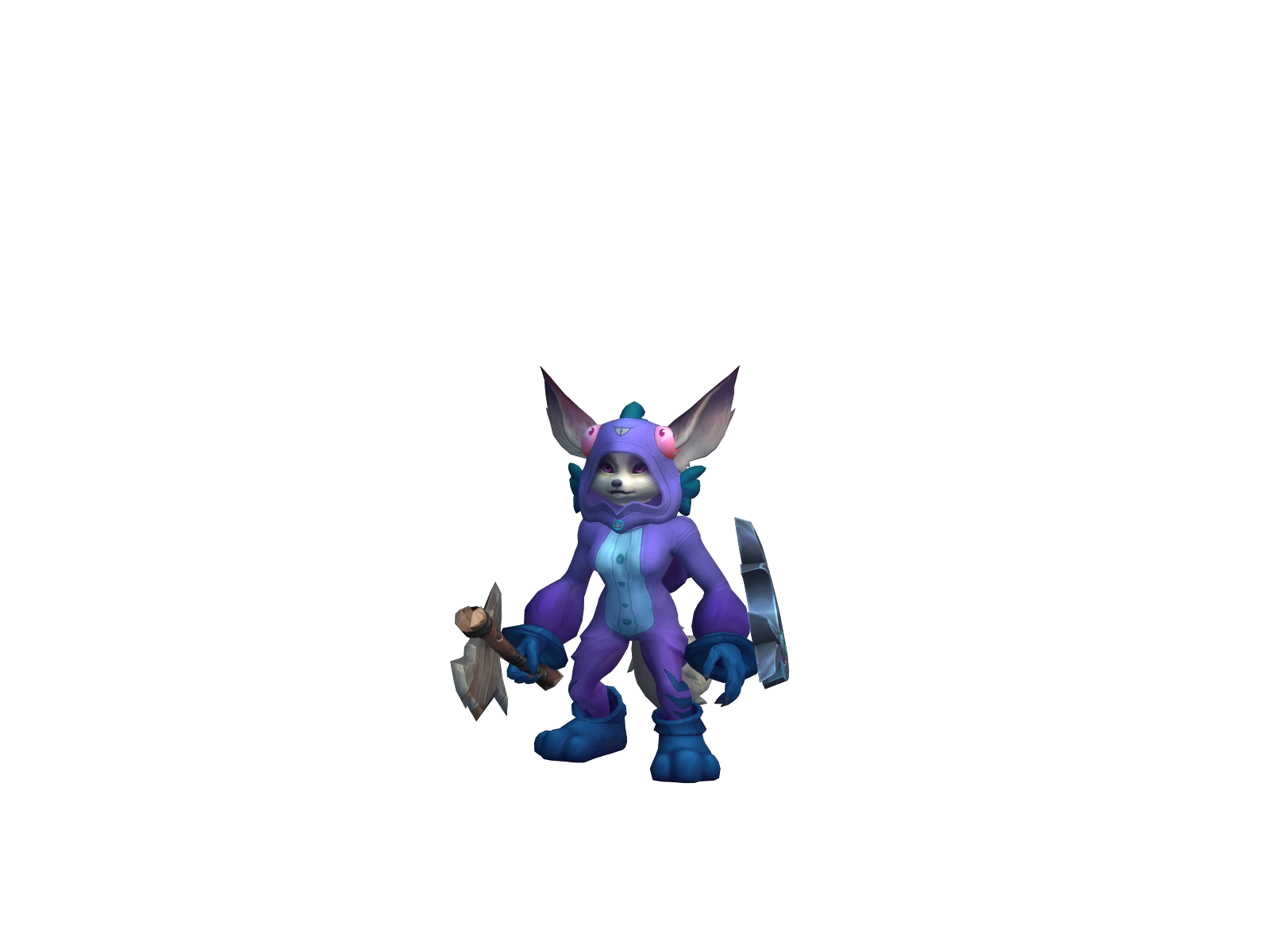 Piszu 3D character render