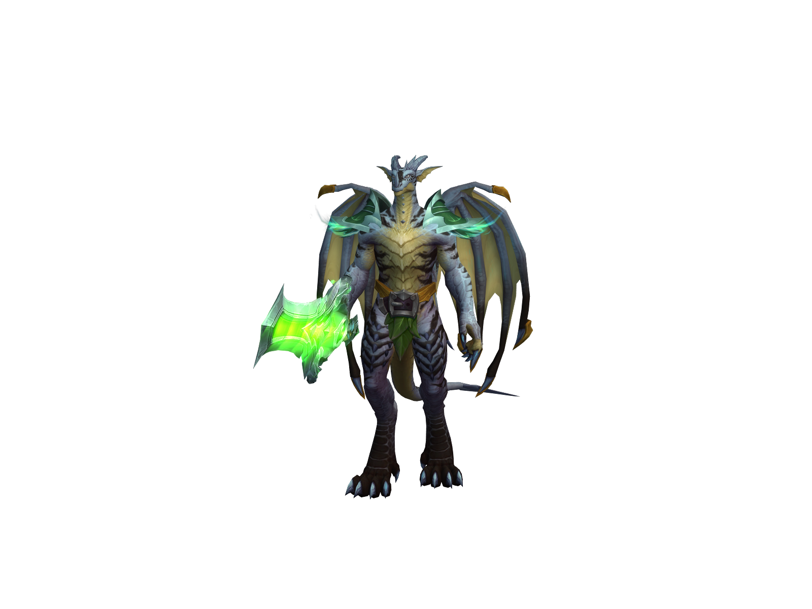 Waxan 3D character render