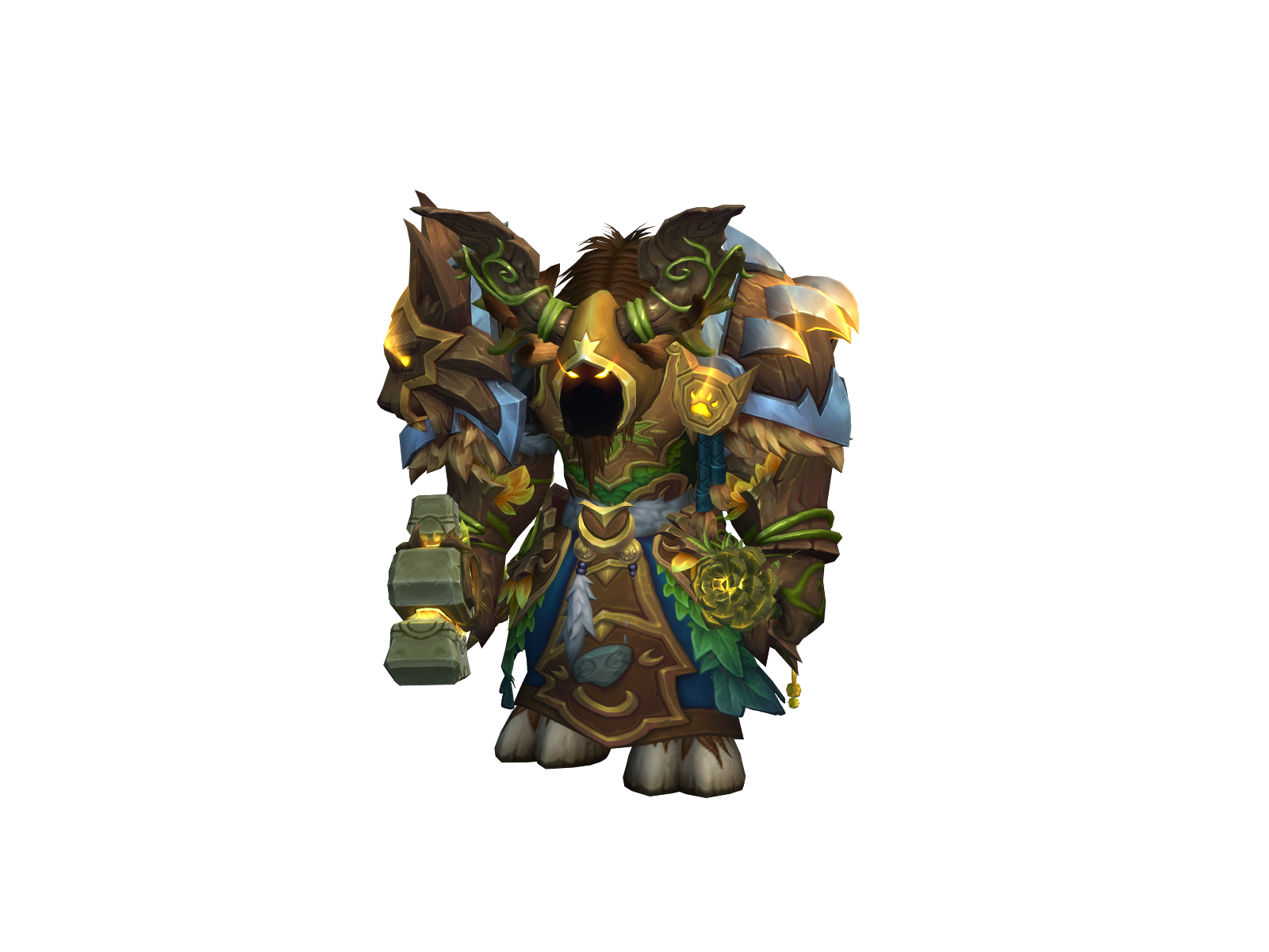 Rukkadruid 3D character render