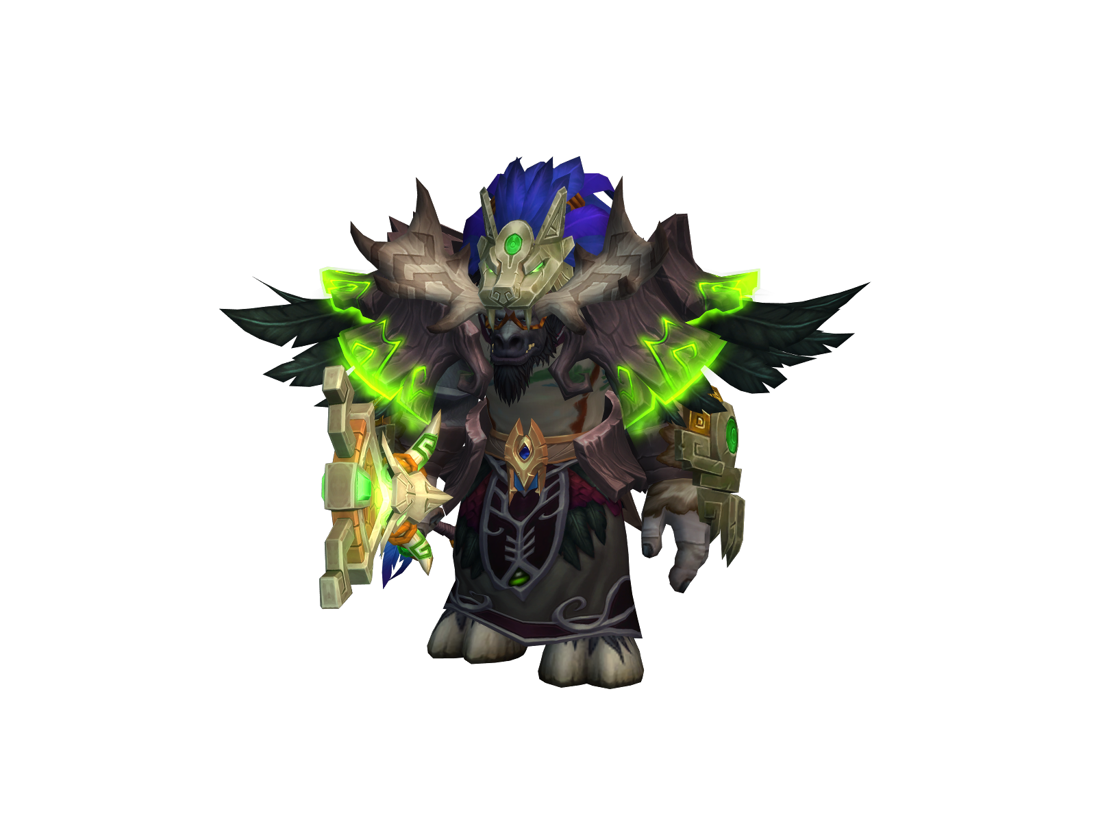 Yarhyn 3D character render