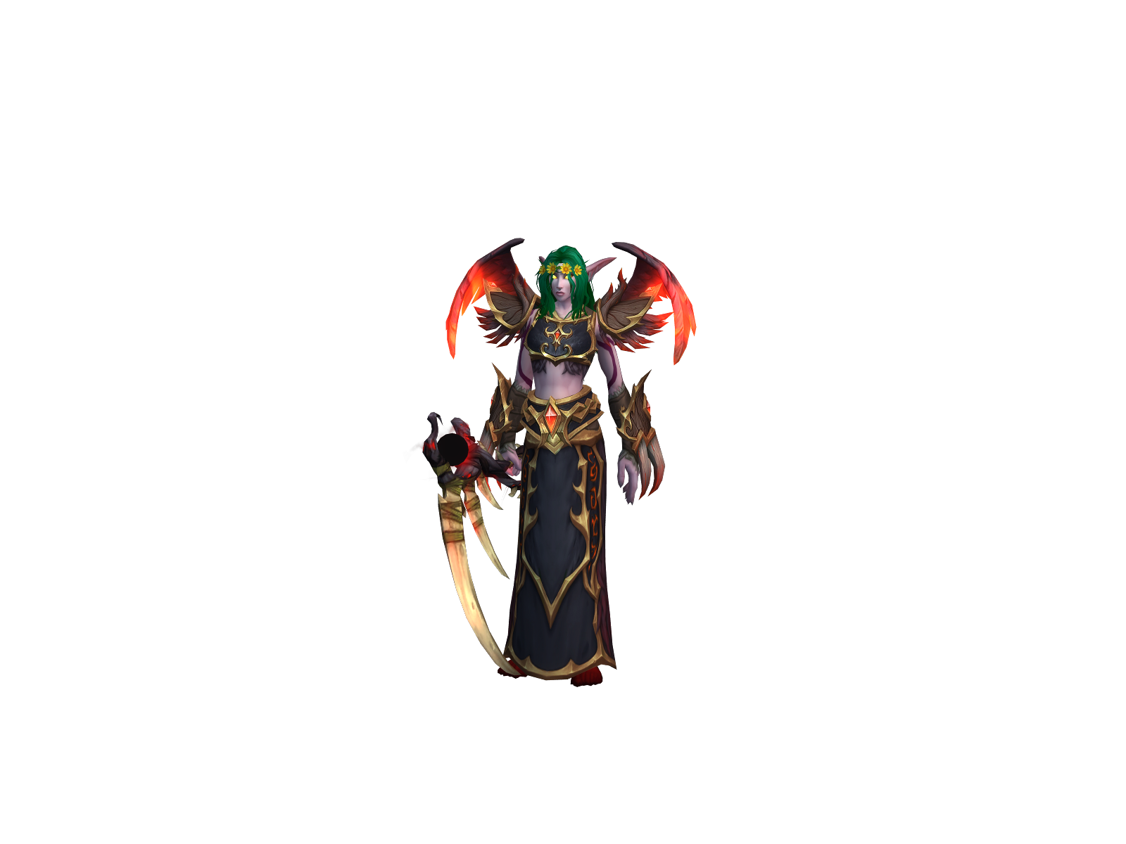 Krxtal 3D character render
