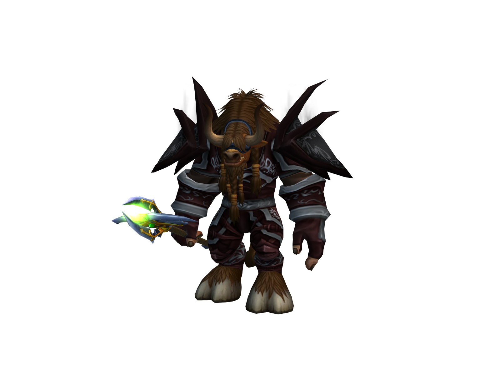 Cow 3D character render