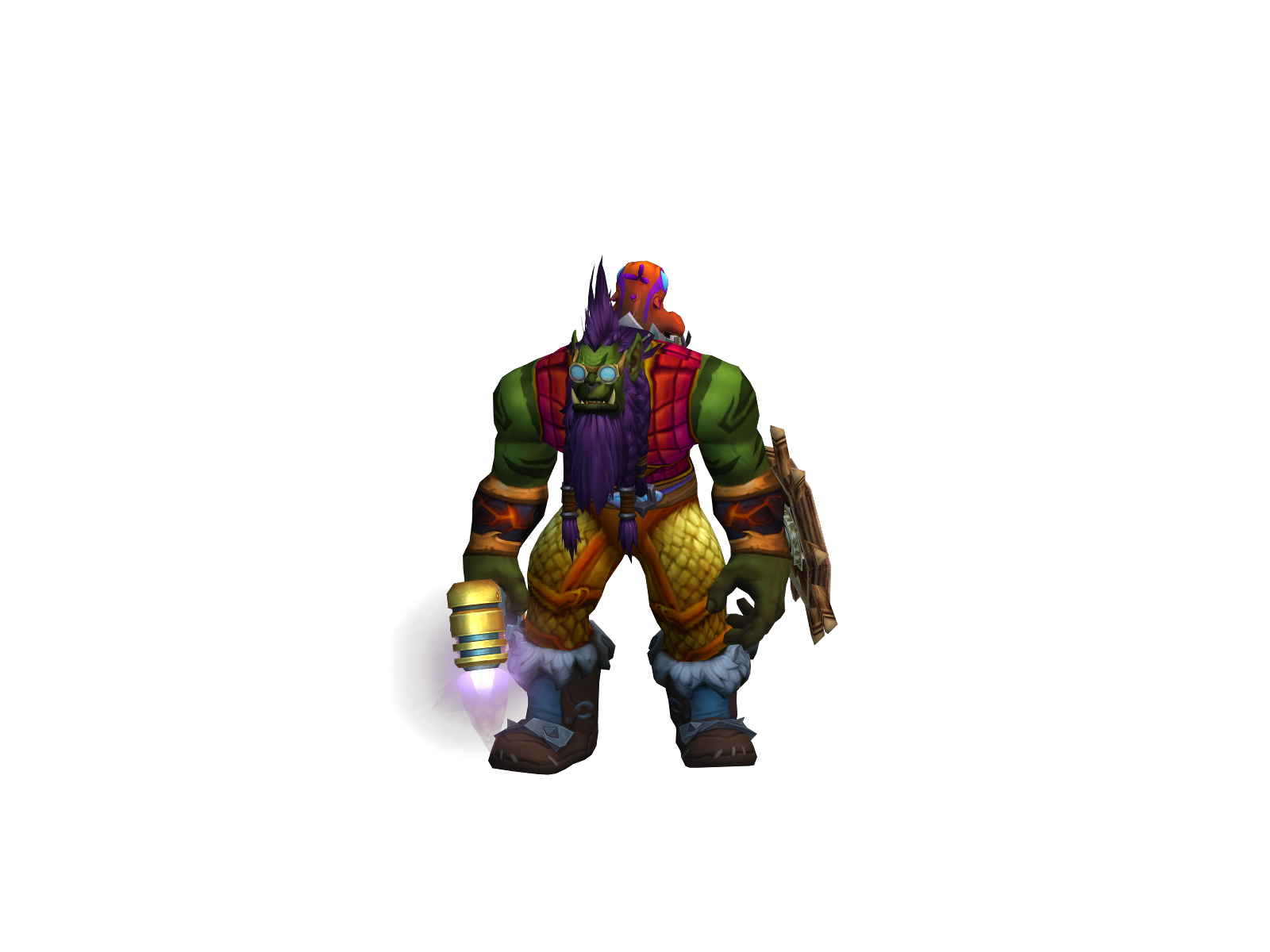 Grex 3D character render