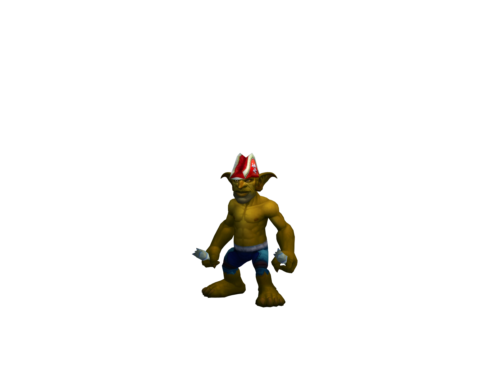 Babbington 3D character render