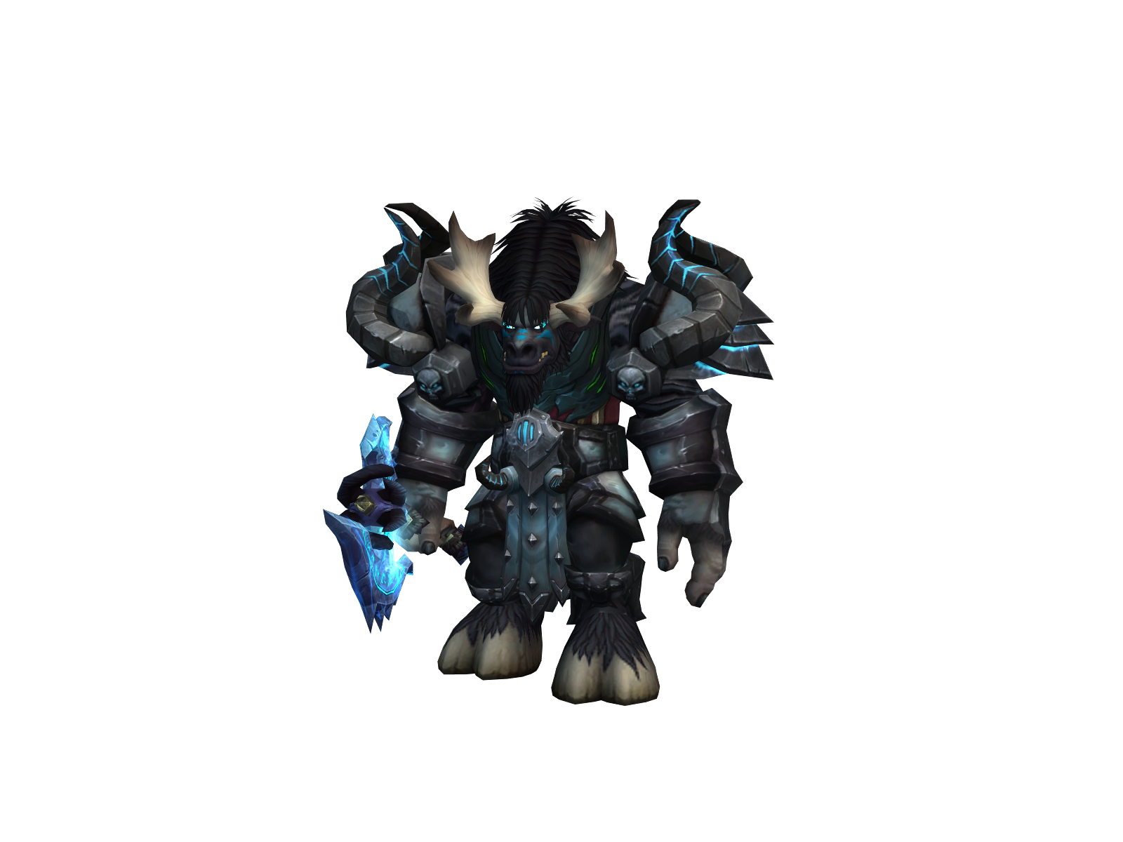 Noshell 3D character render