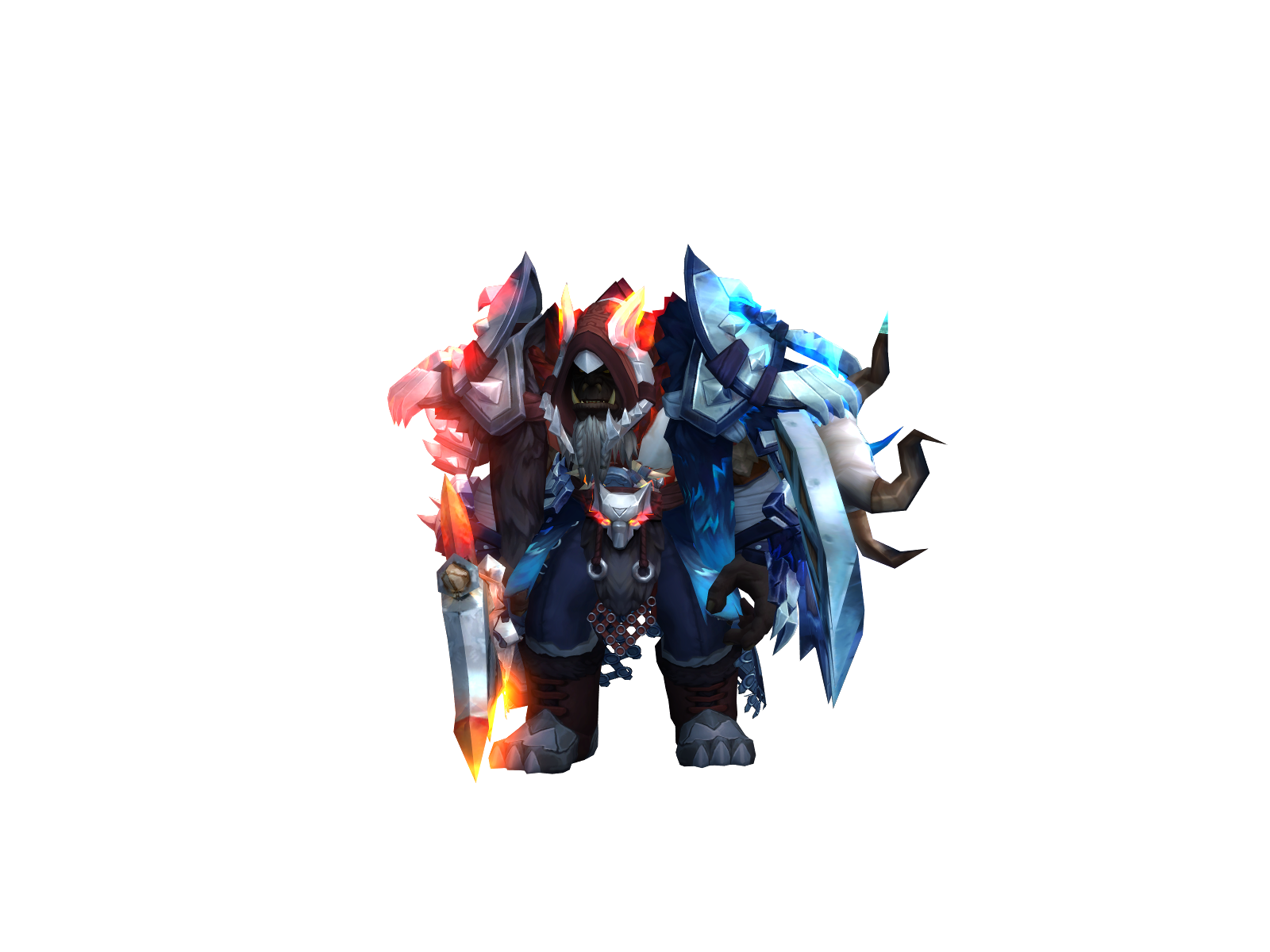 Tirans 3D character render