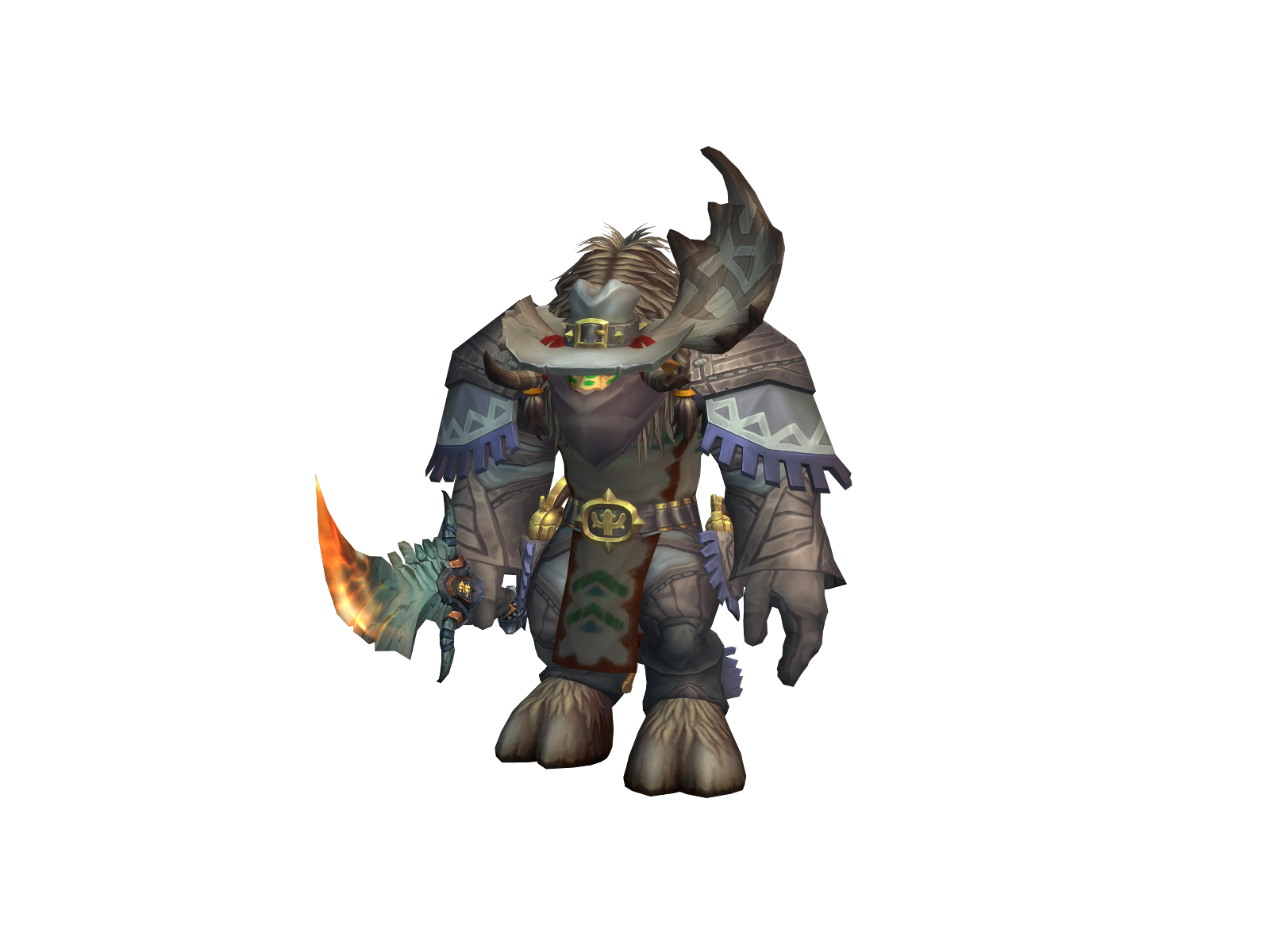 Bumburum 3D character render