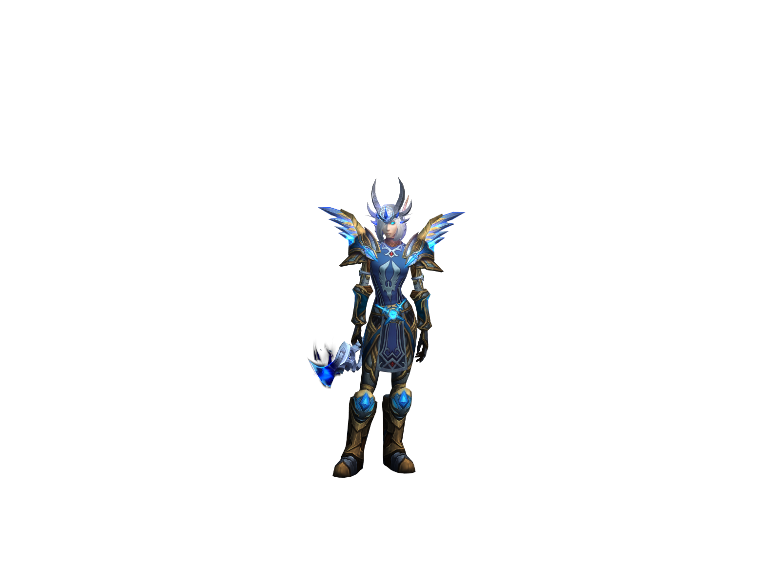 Sunwelled 3D character render