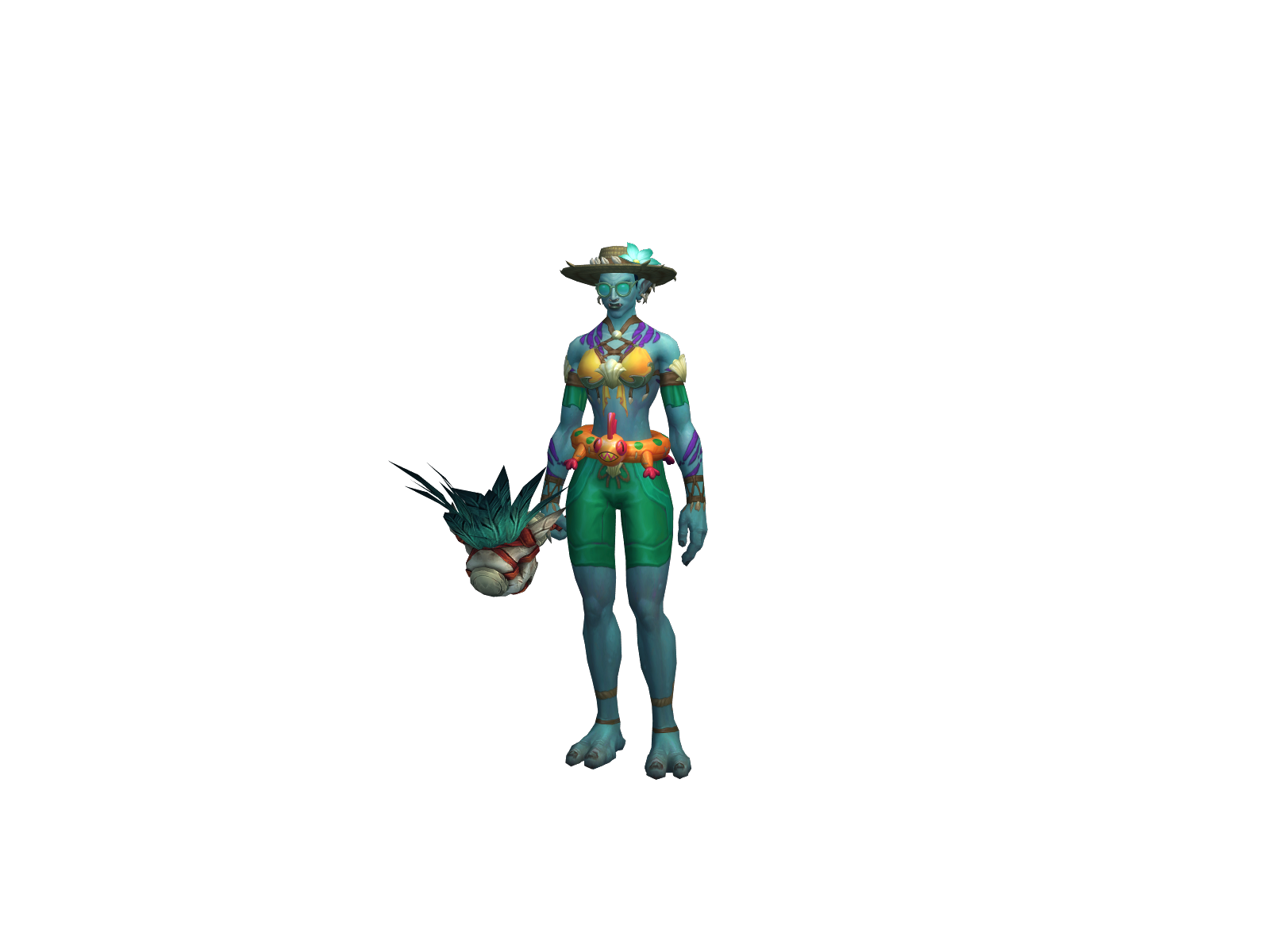 Amhro 3D character render