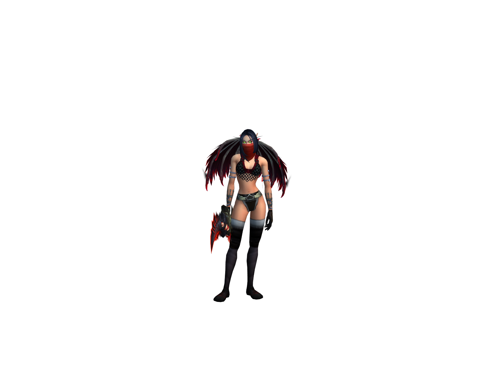 Szeky 3D character render