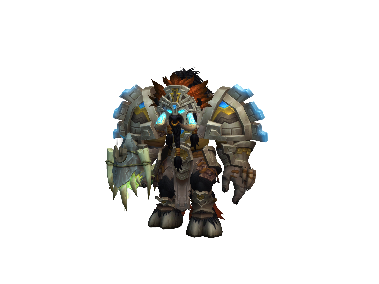 Megakokot 3D character render