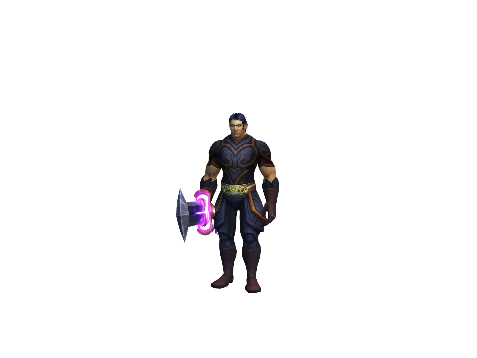 Armes 3D character render