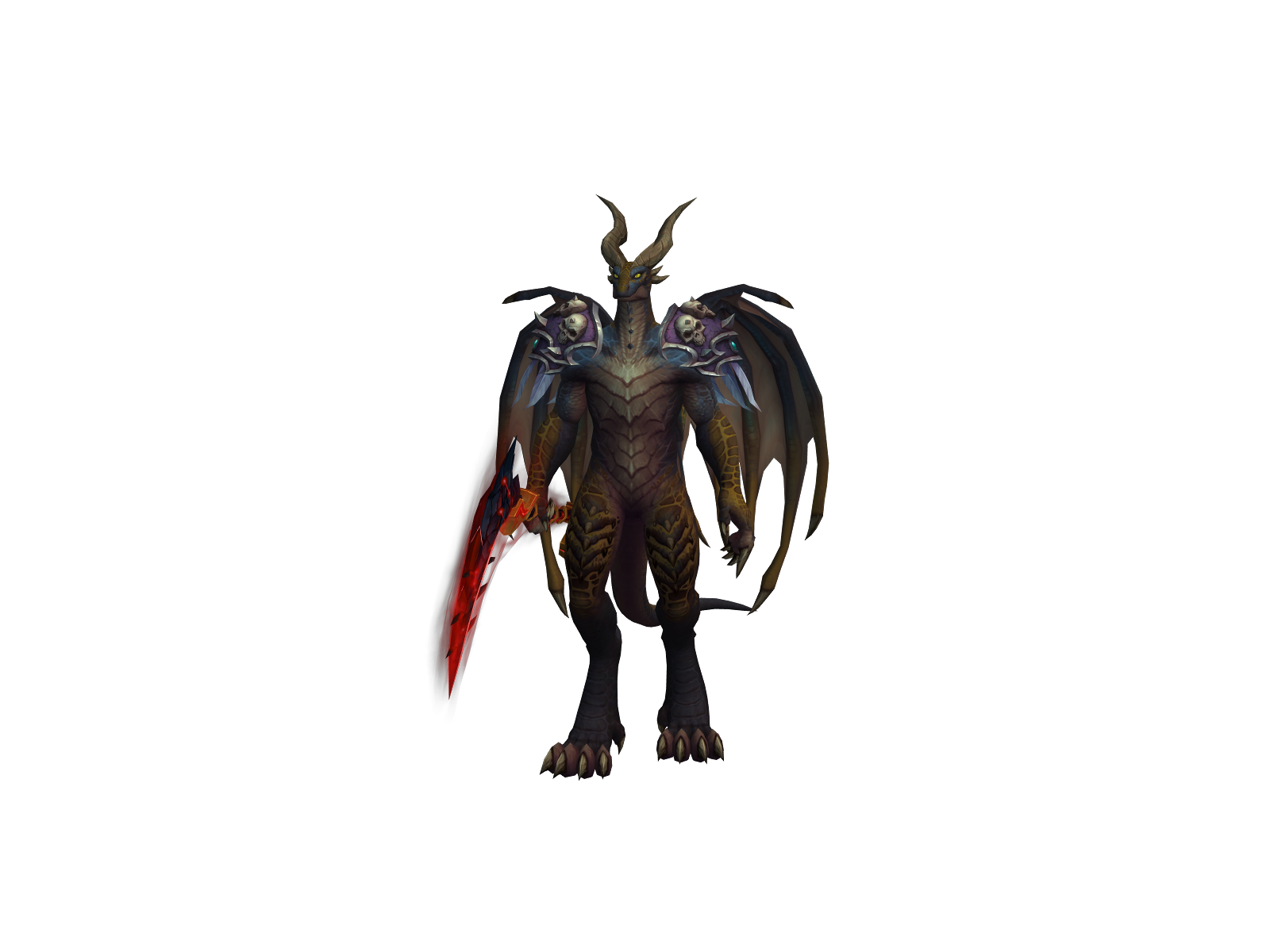 Blackd 3D character render