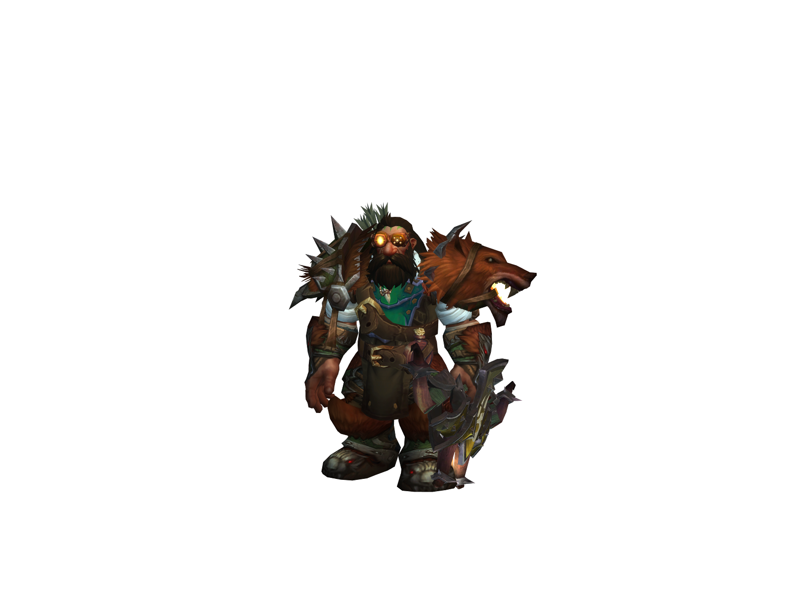 Shankaze 3D character render