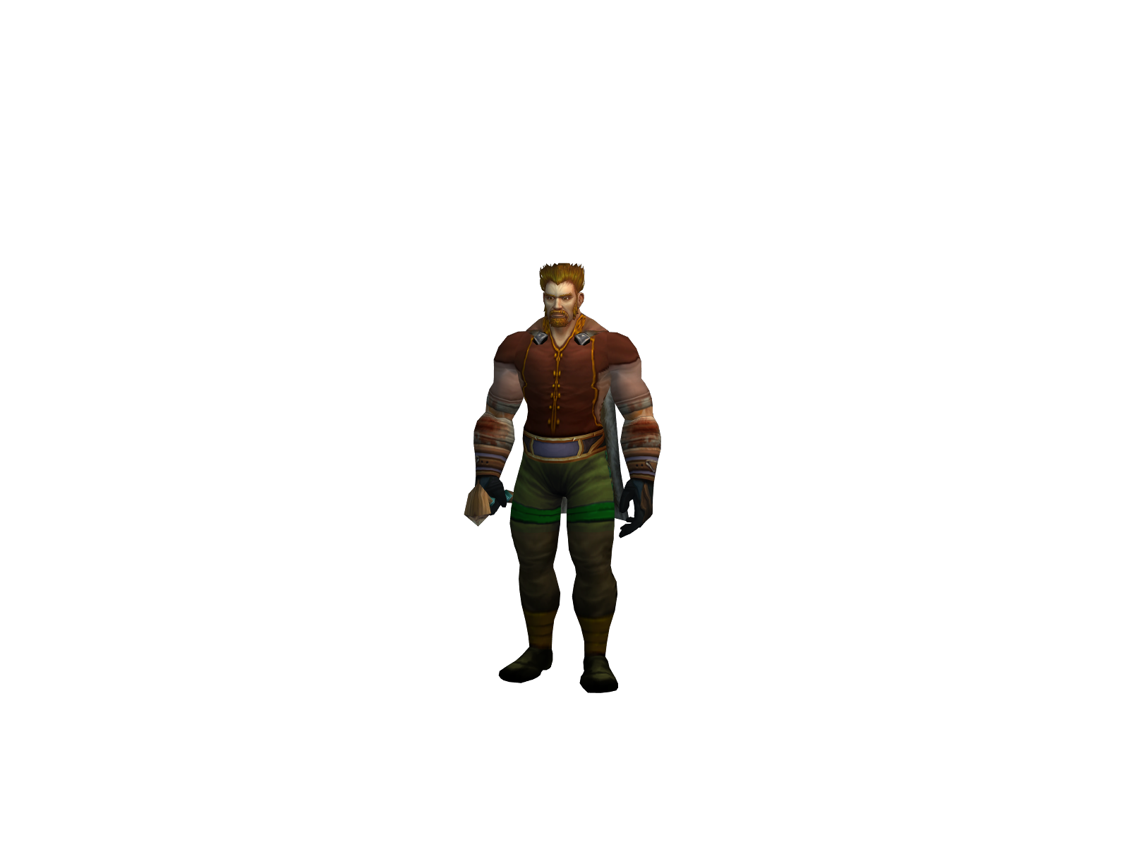 Burvis 3D character render