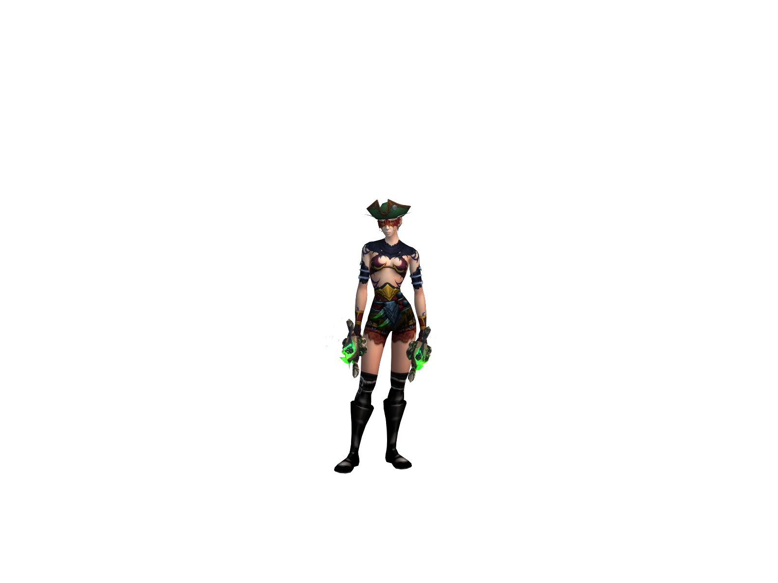 Illysanná 3D character render