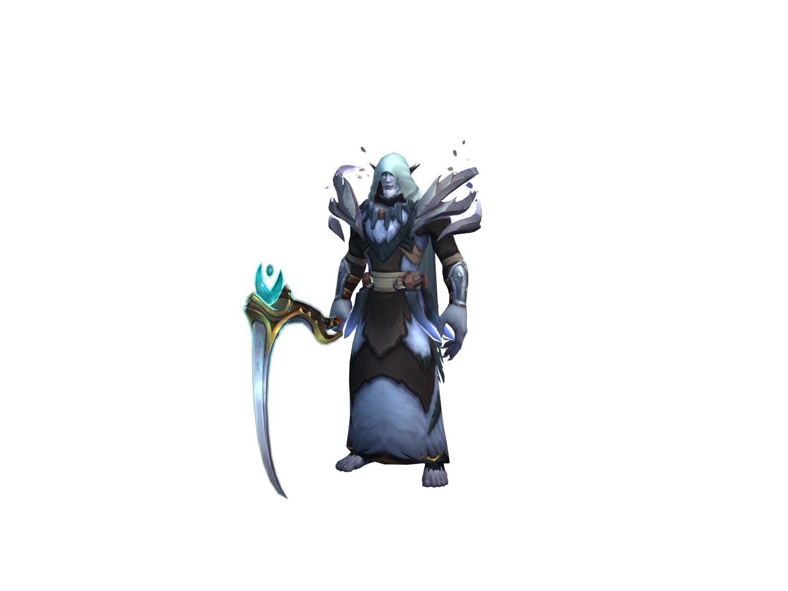 Tüskebökii 3D character render