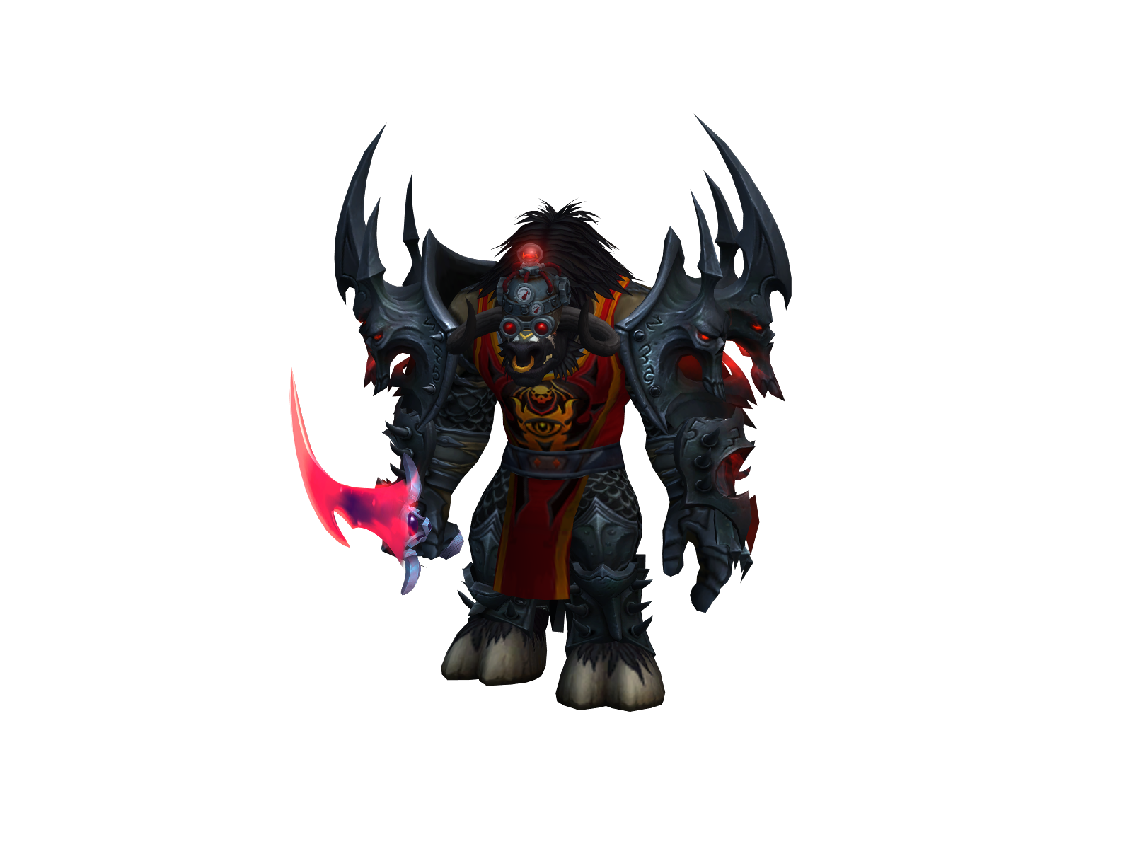 Rated 3D character render