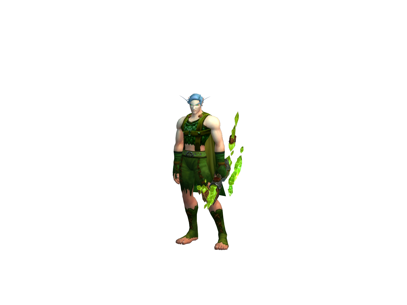 Elvhenan 3D character render