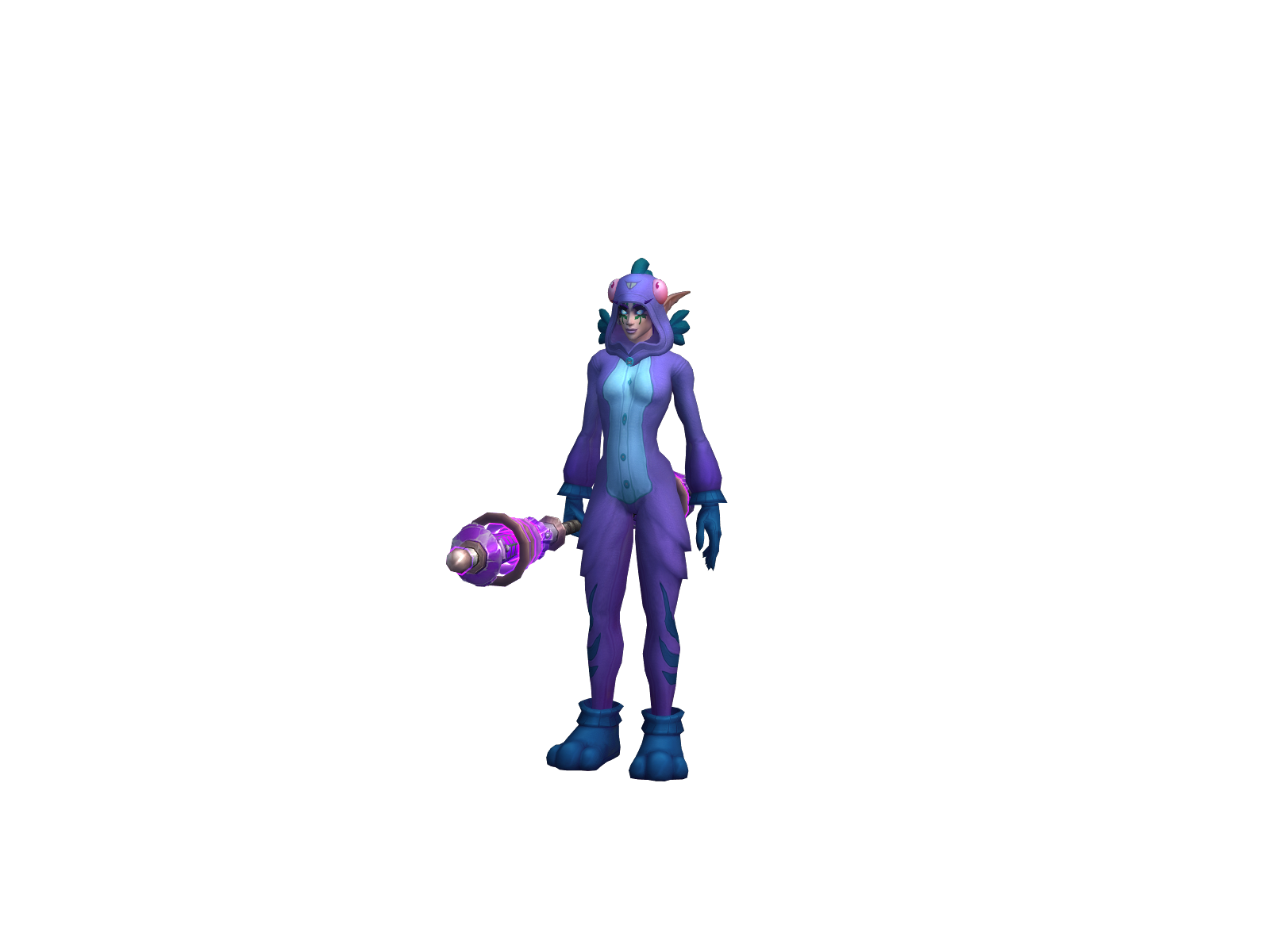 Zeromnk 3D character render