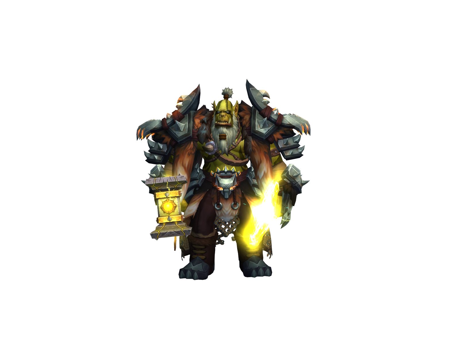 Garoak 3D character render