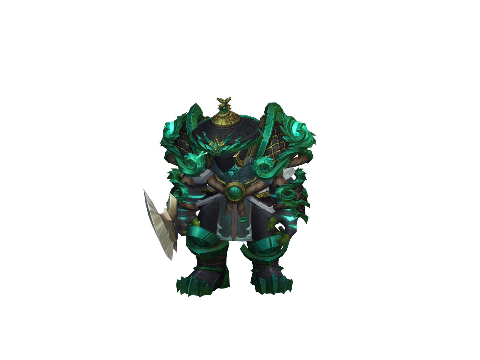 femaleorc 3D character render
