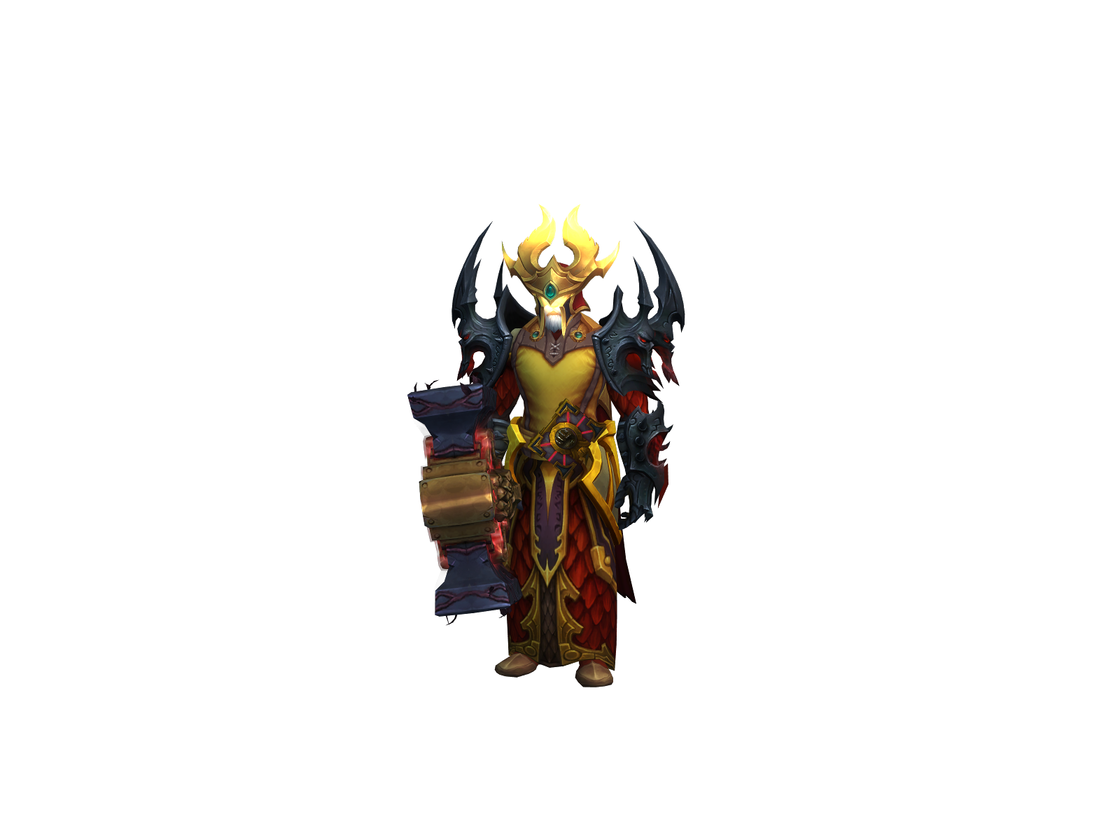 Sixths 3D character render