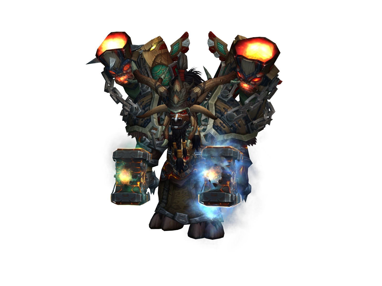 Shamanight 3D character render