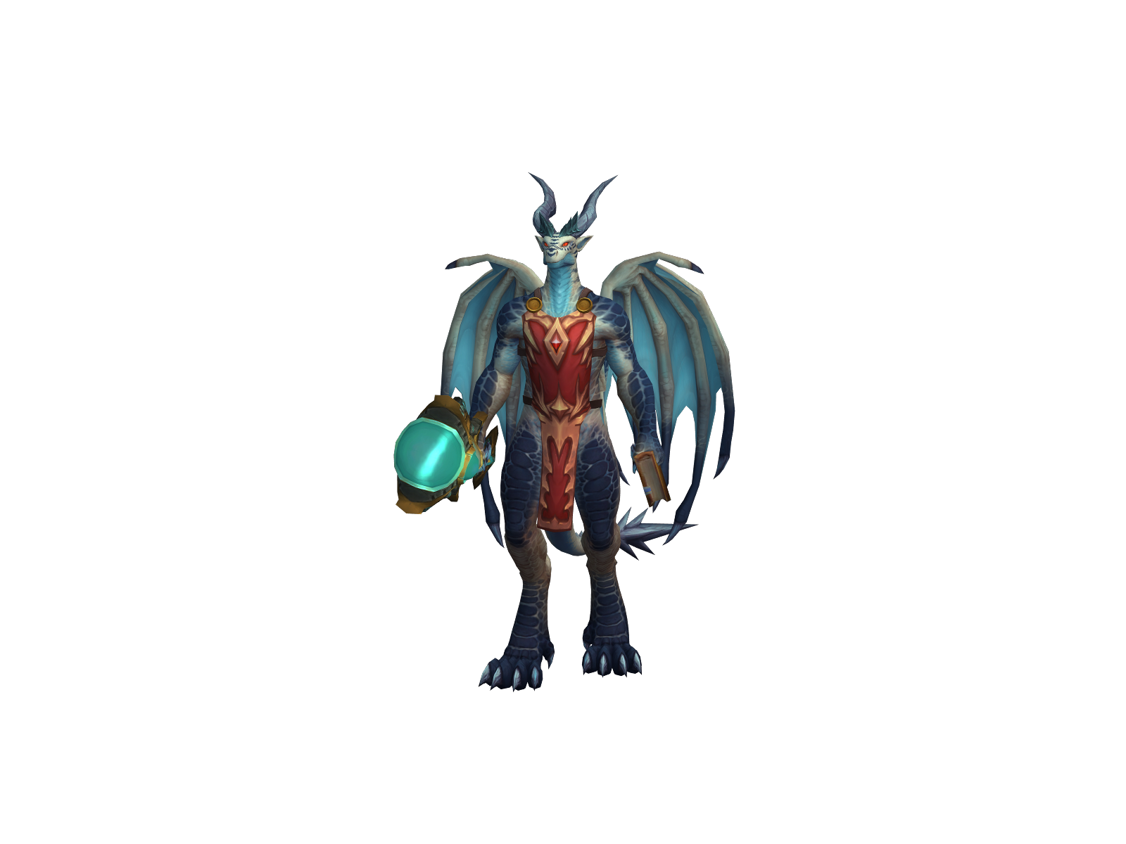 Biotin 3D character render