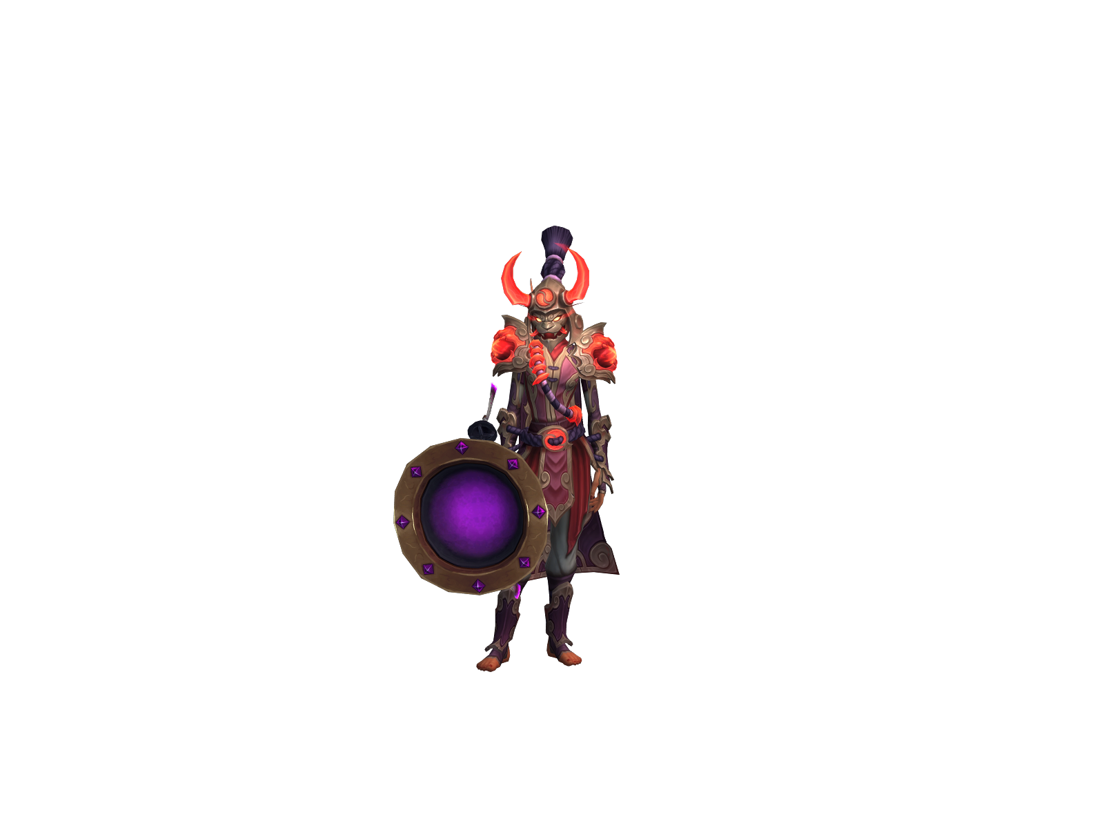 Tyrmoine 3D character render