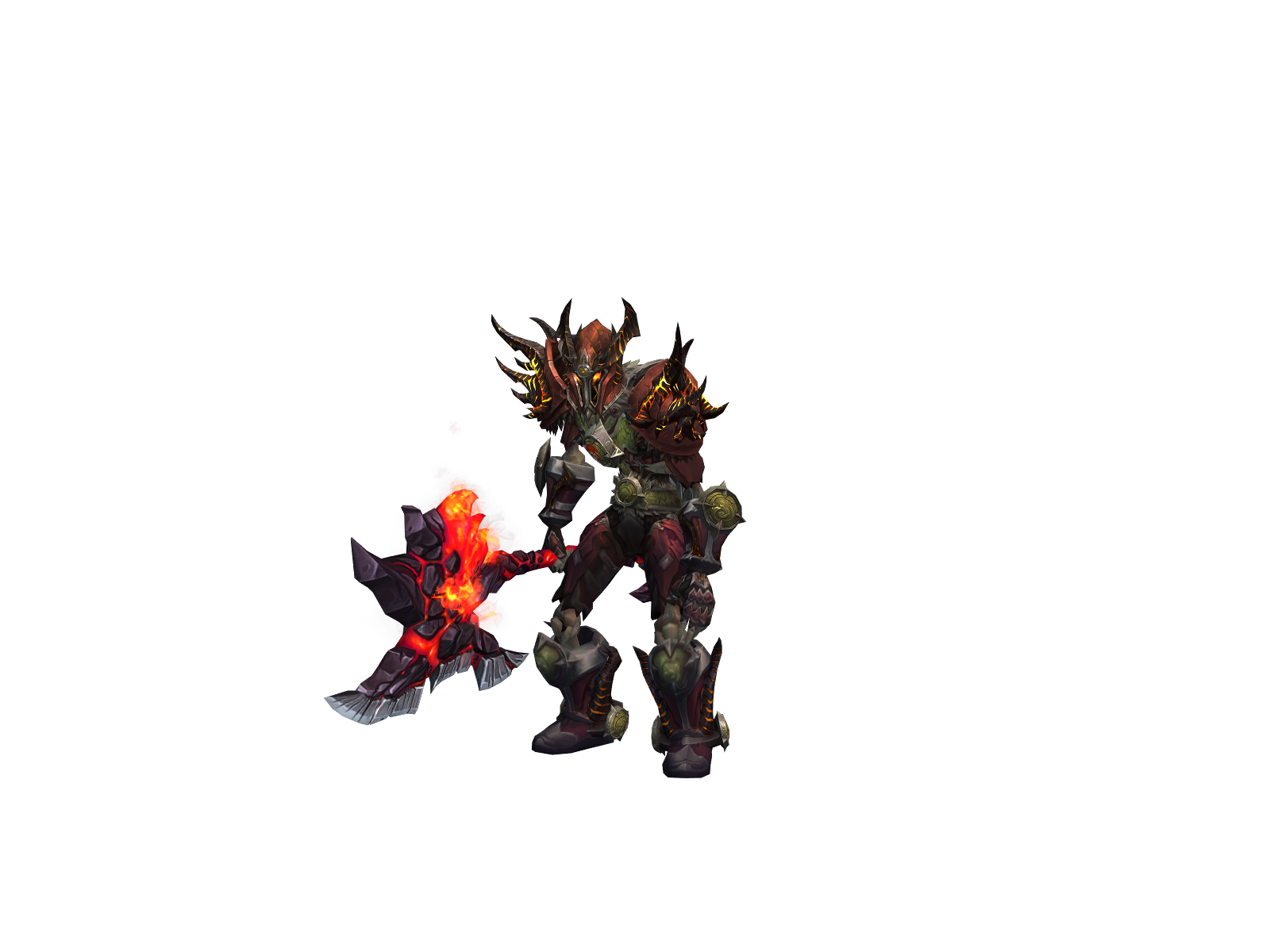 Akenawar 3D character render