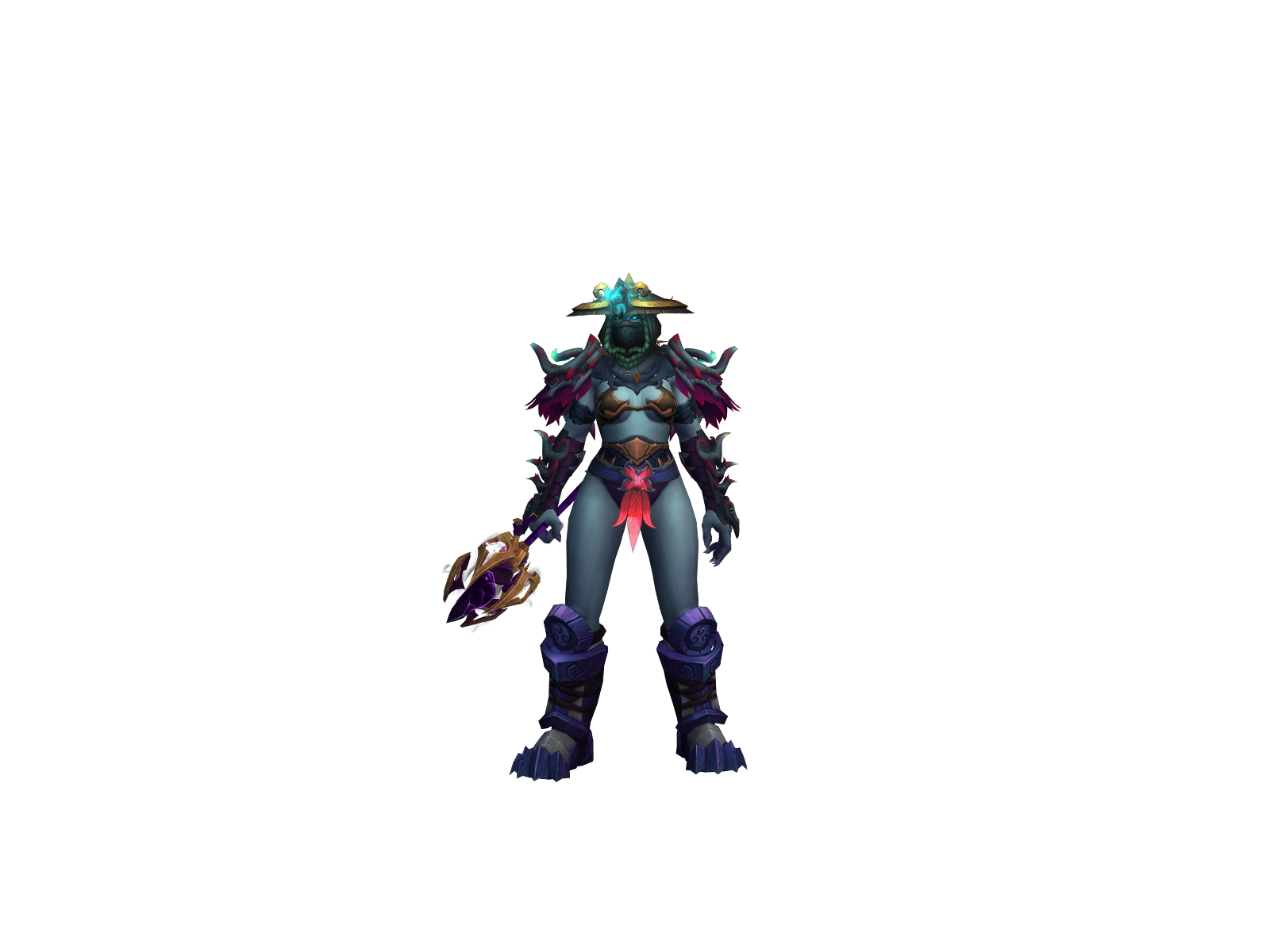 bisous 3D character render