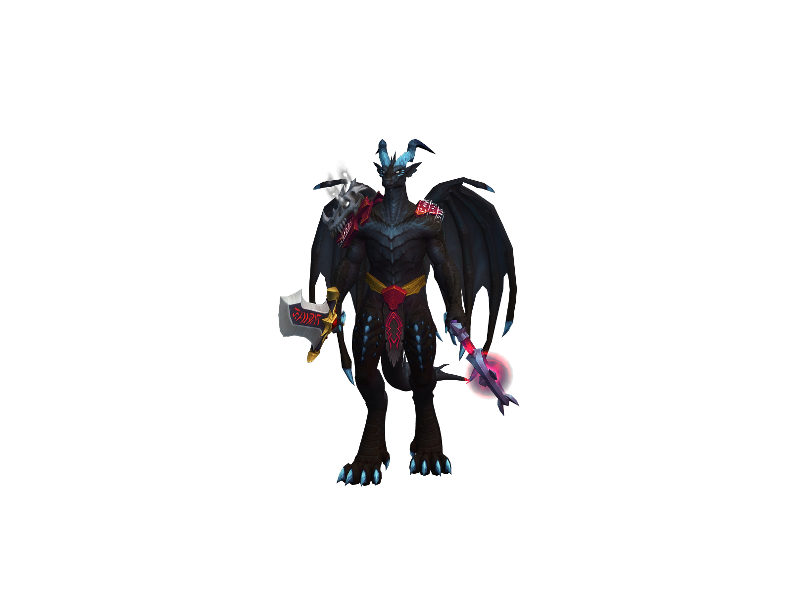 Dragonbrazz 3D character render