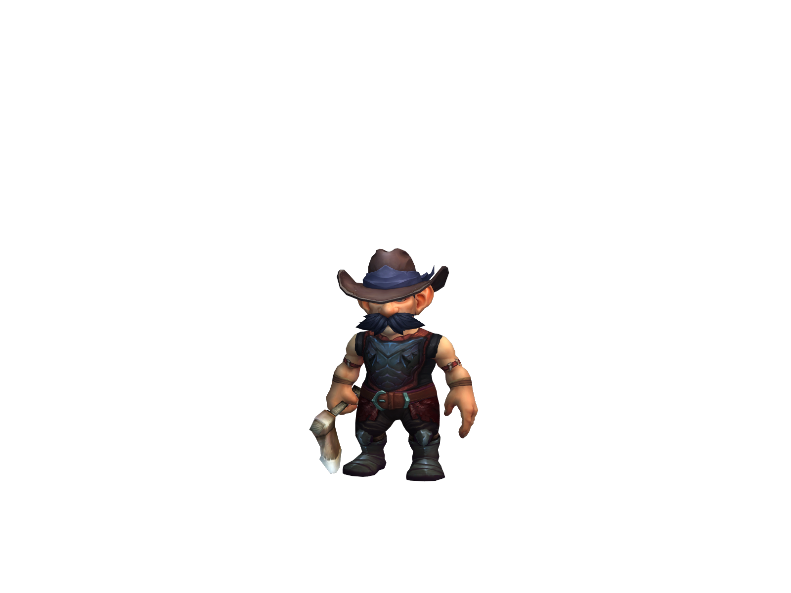 Muddywaters 3D character render