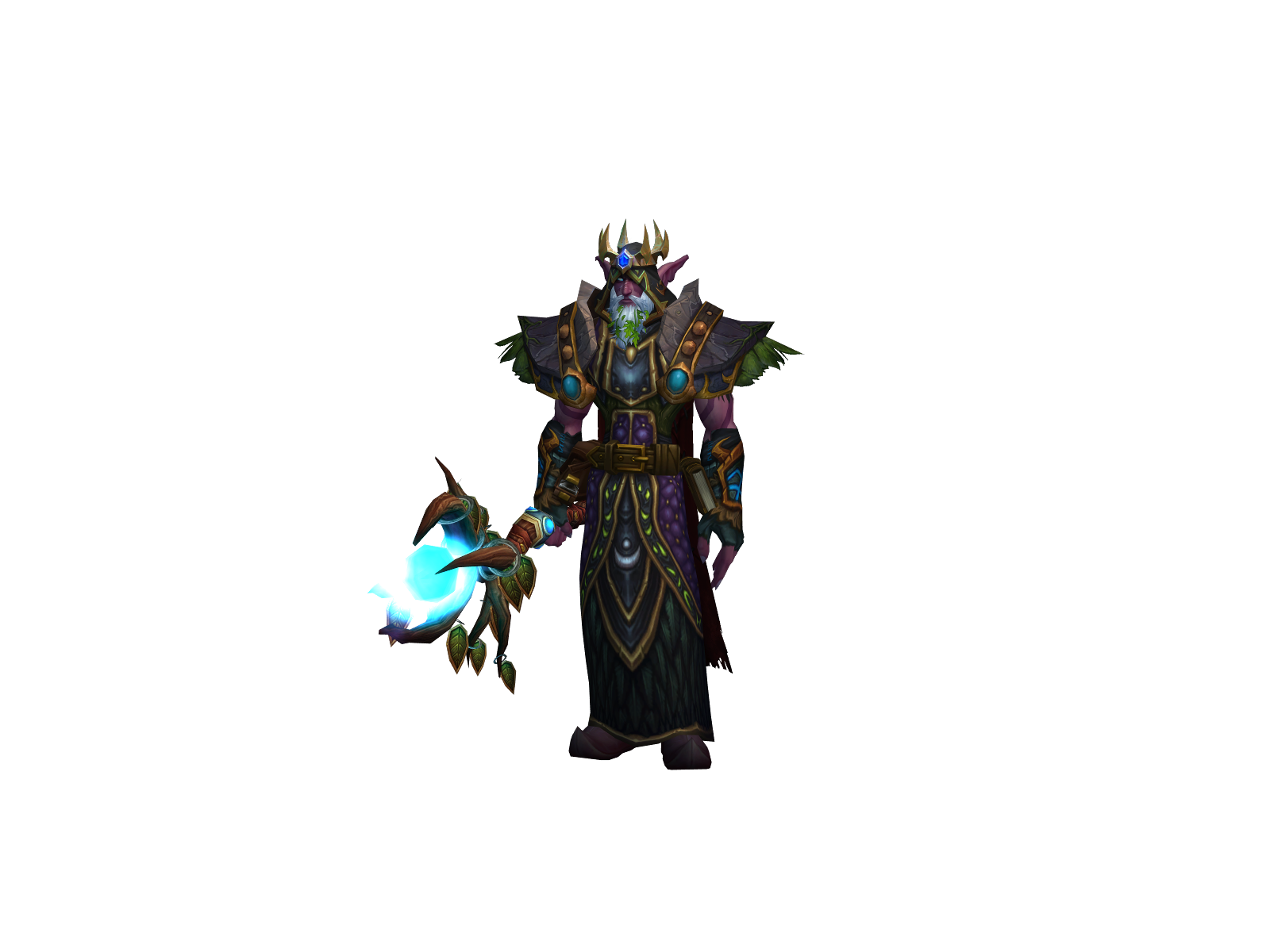 Oakmoss 3D character render